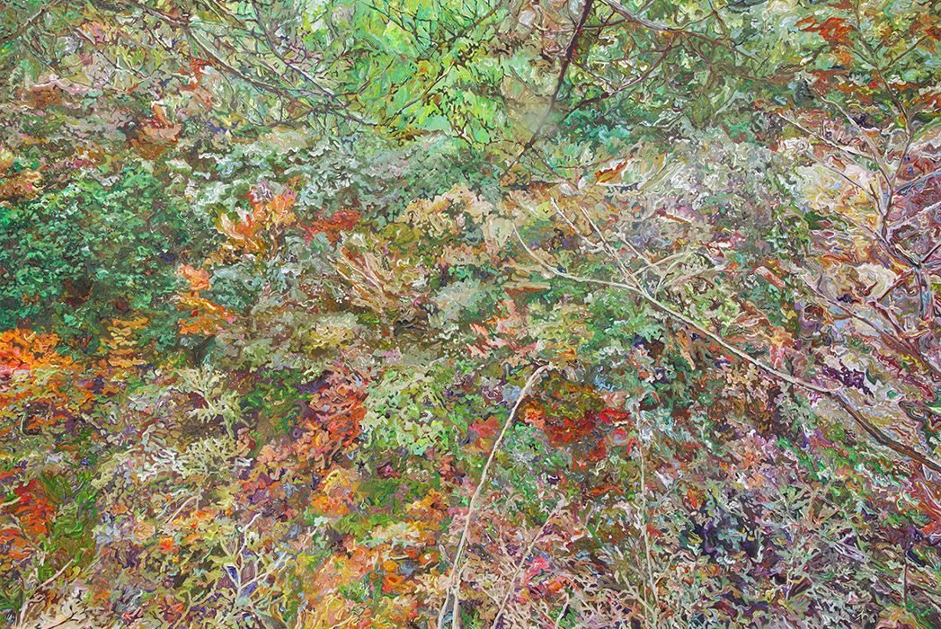 Effect of autumn air Acrylic on canvas h 1303×w 1940 mm