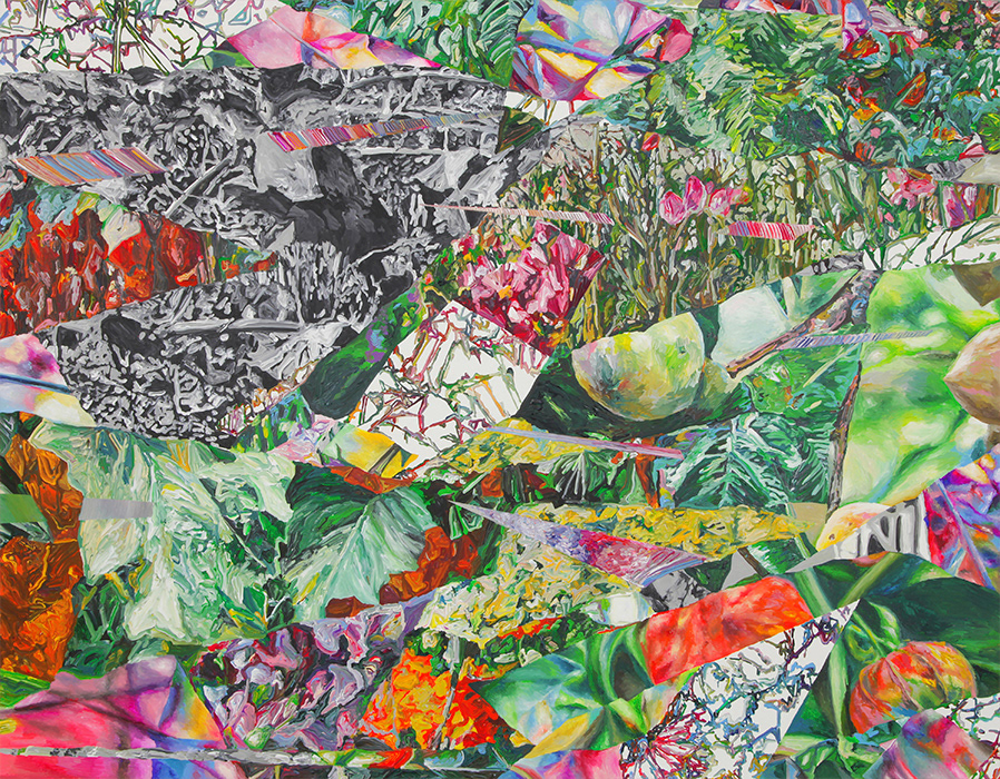 Multiple Locations#7 Acrylic on canvas h 911×w 1168 mm