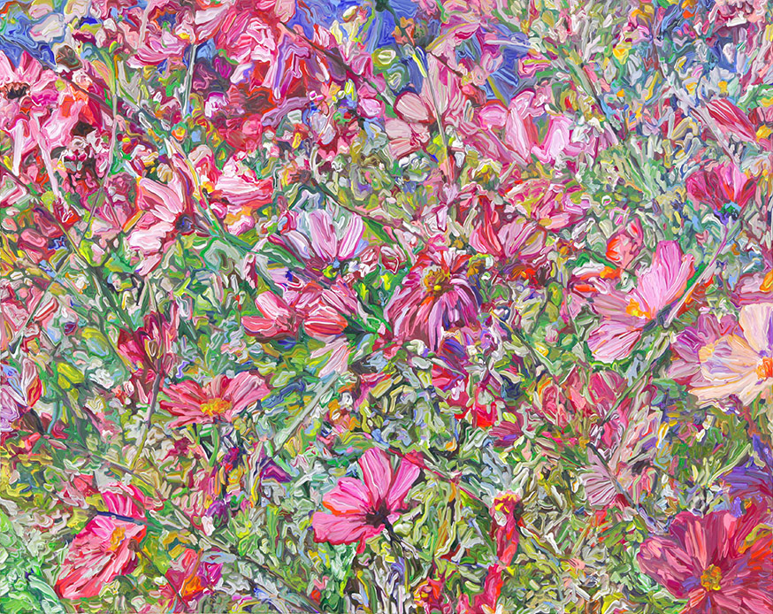 Cosmos Acrylic on canvas h 728×w 911 mm