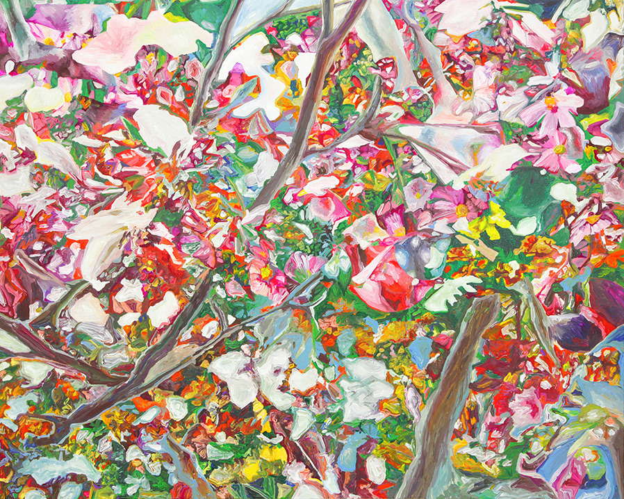 Multiple Locations#9 Acrylic on canvas h 804×w 1001 mm