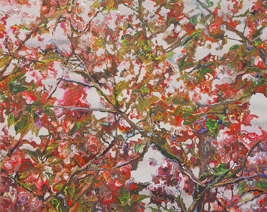 After blooming#01 Acrylic on canvas h 727×w 910 mm