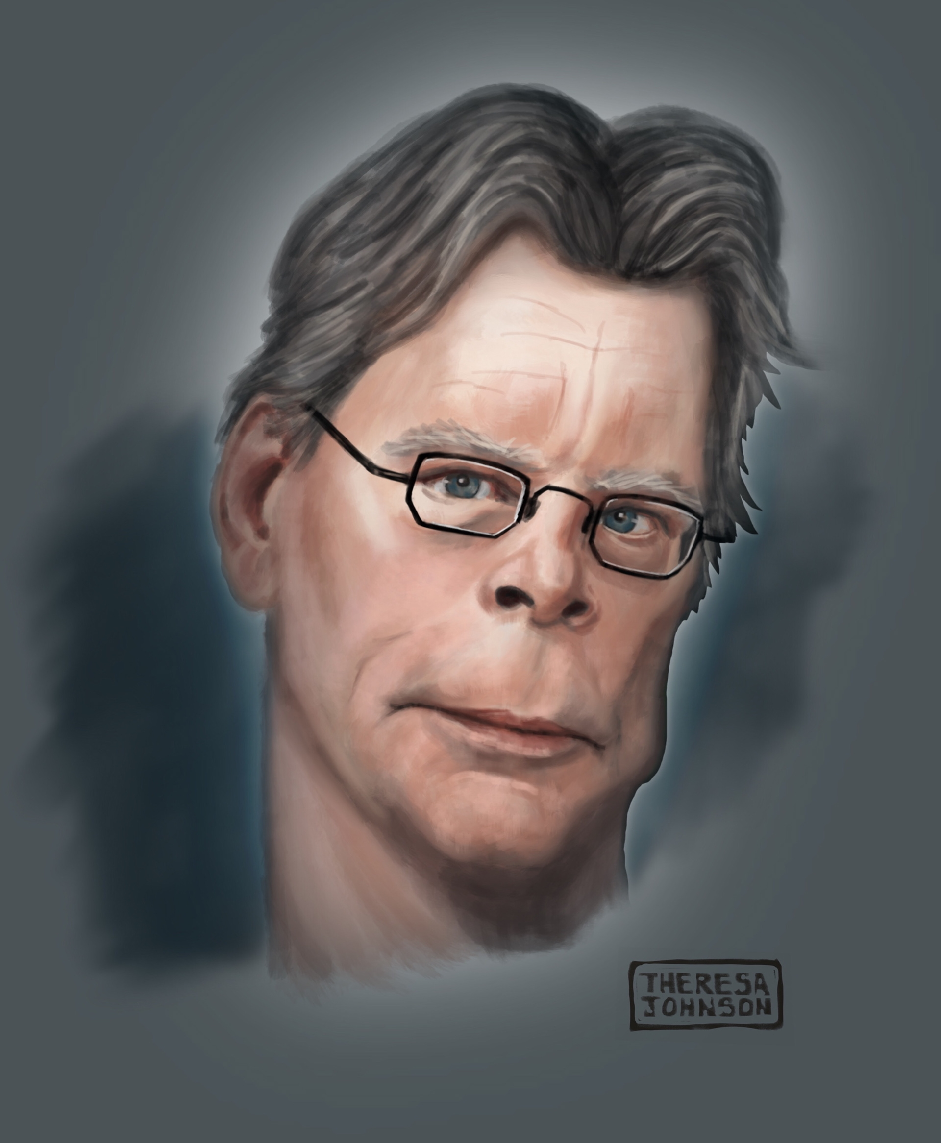 Caricature of Steven King