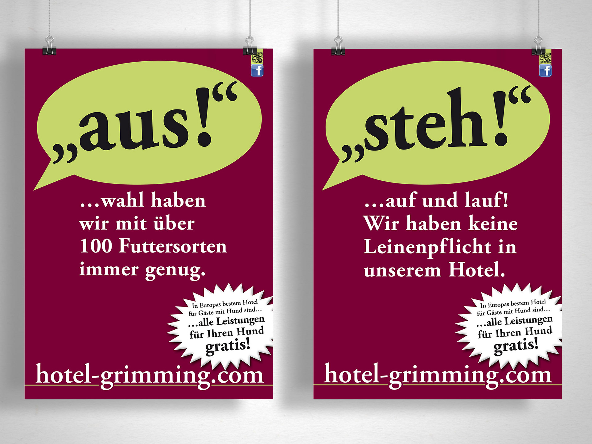 Messeplakate - Hotel Grimming - Dogs and Friends