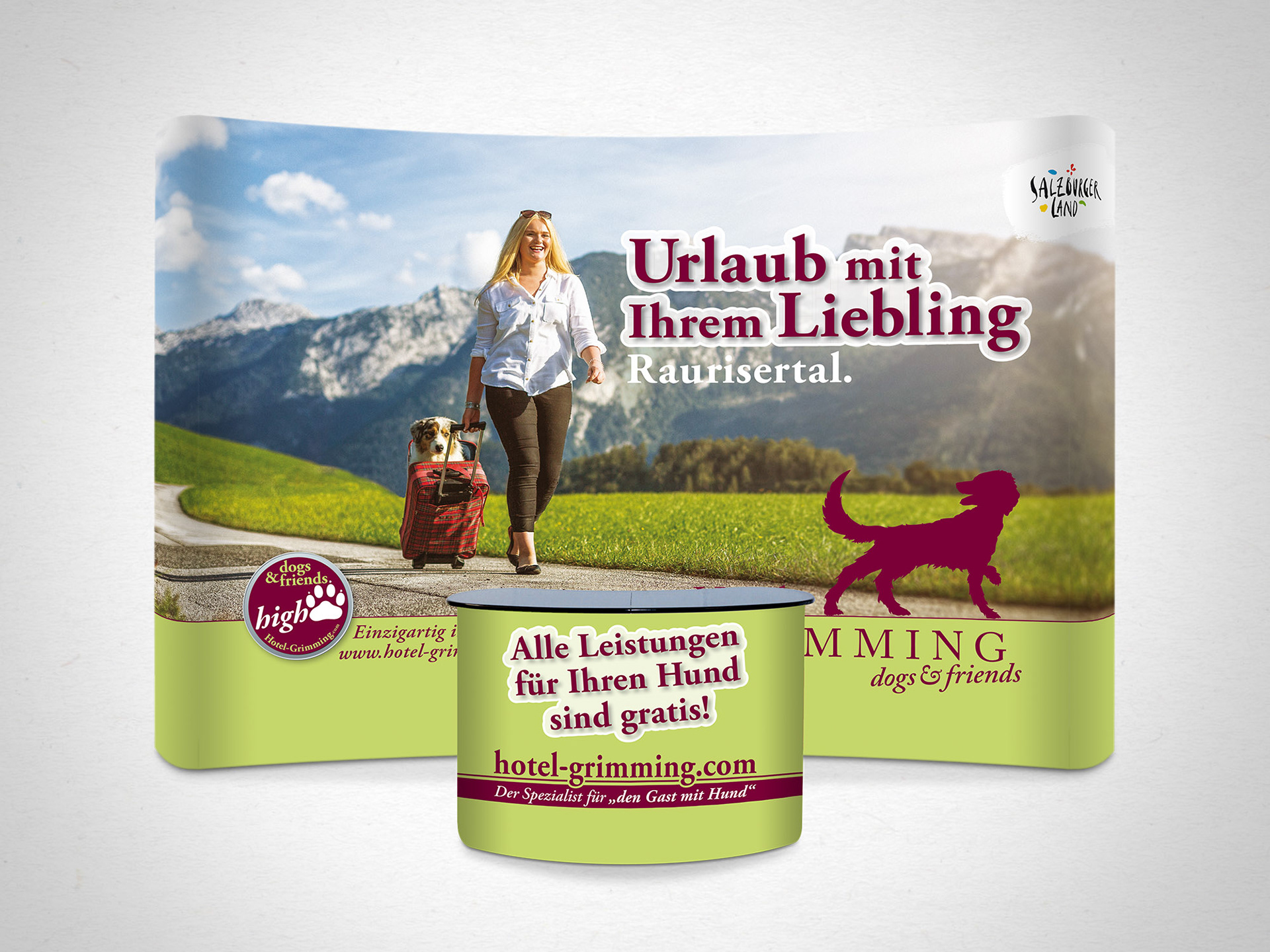 Messestand - Hotel Grimming - Dogs and Friends Rauris