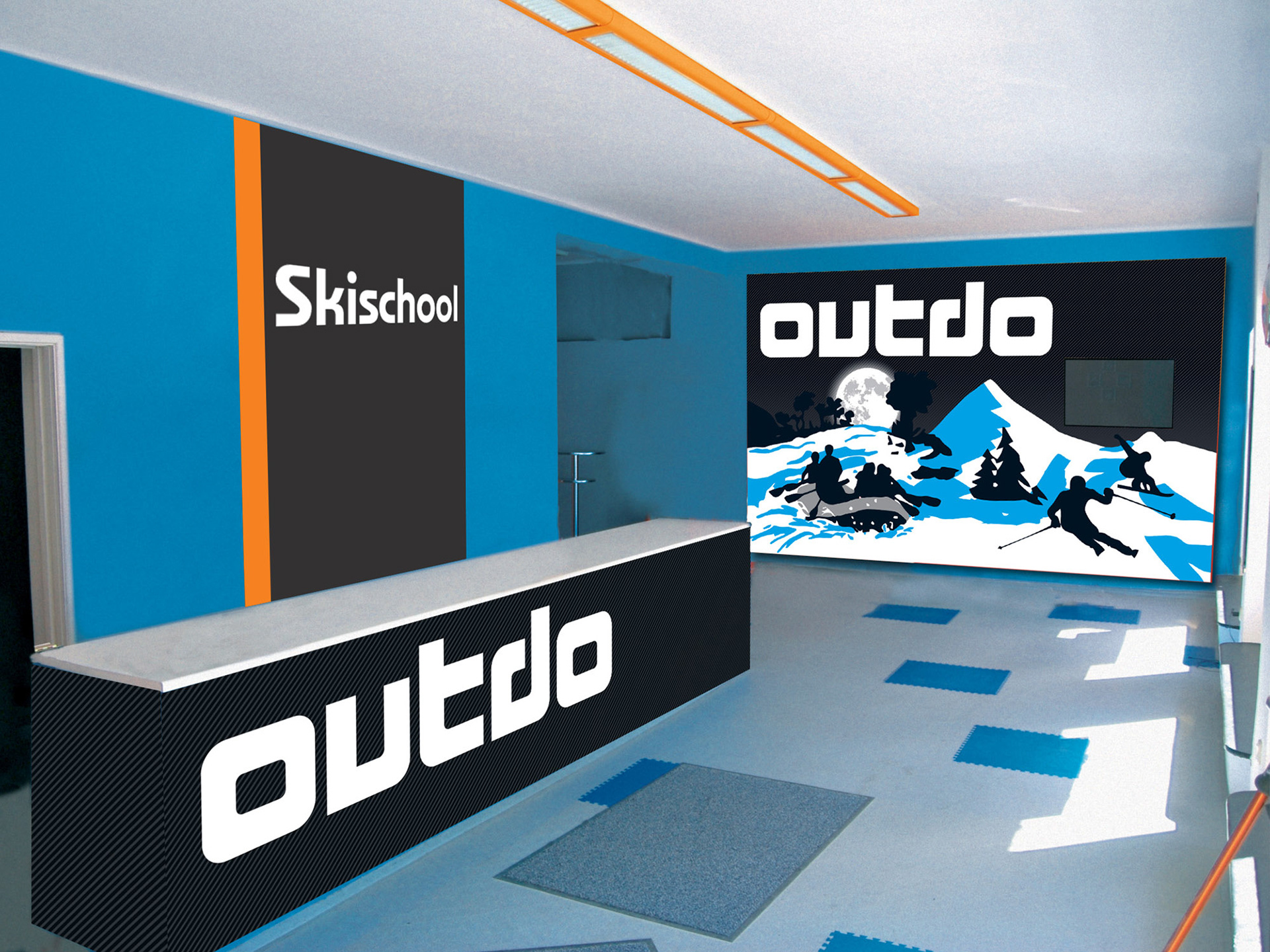 Geschäftsgestaltung - outdo Skischool Rafing Zell am See