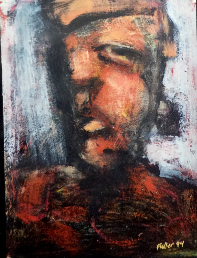 acrylic on board