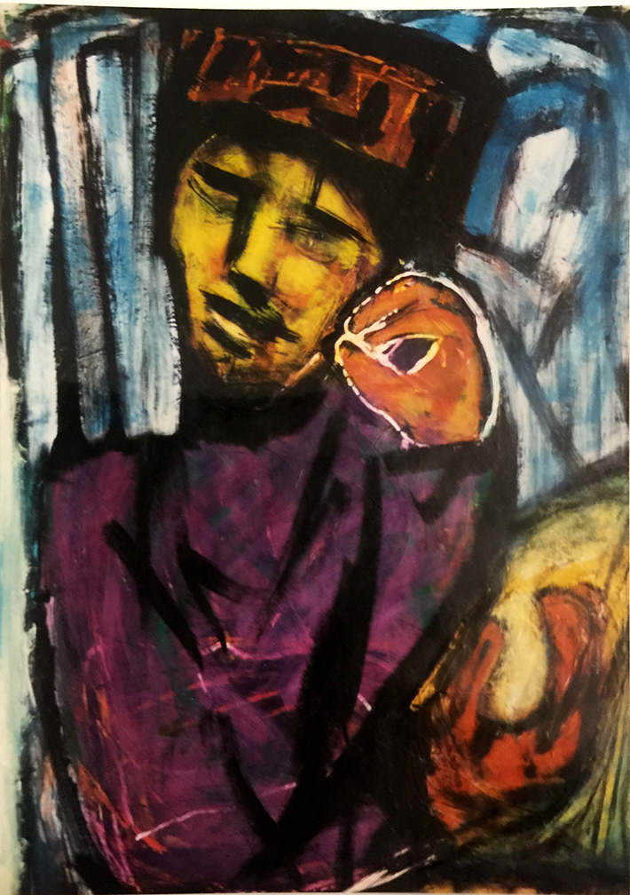 acrylic on paper