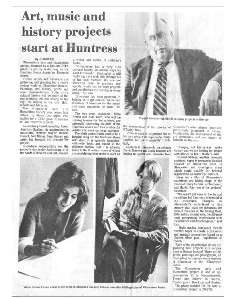 Goucester Arts and Humanities, 1978