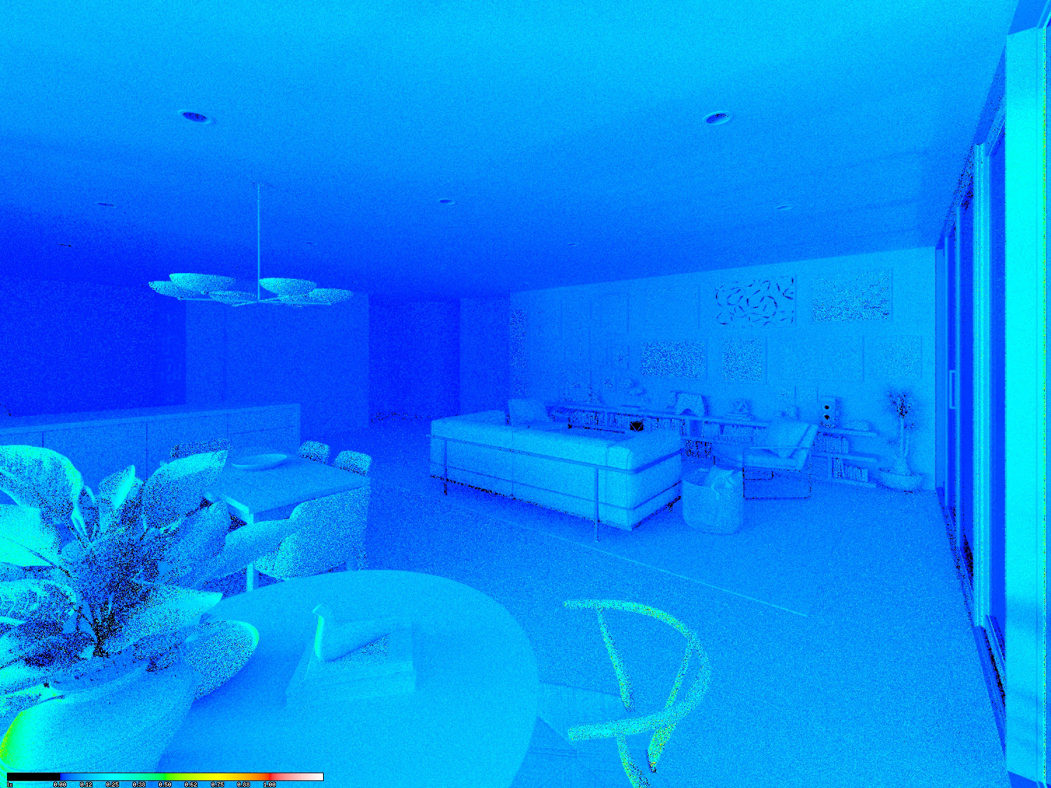 View 02 | Existing Illuminance (0.0 - 1.0 lux)