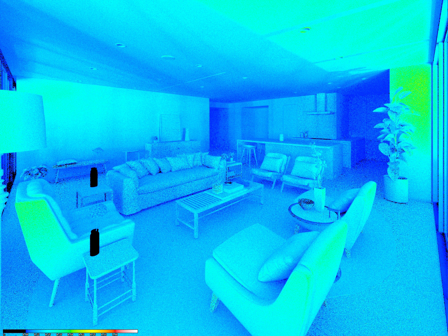 View 03 | Existing Illuminance (0.0 - 1.0 lux)