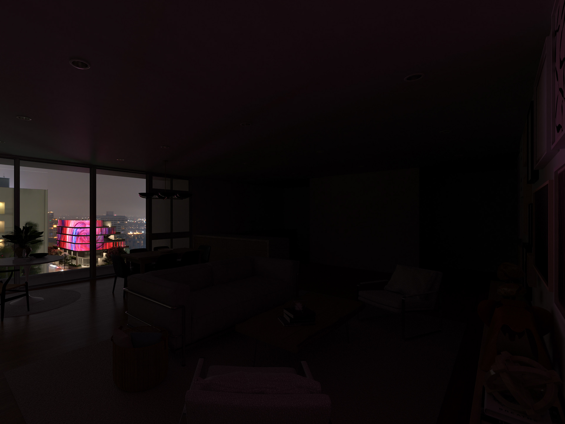 View 01 | Colored Lighting