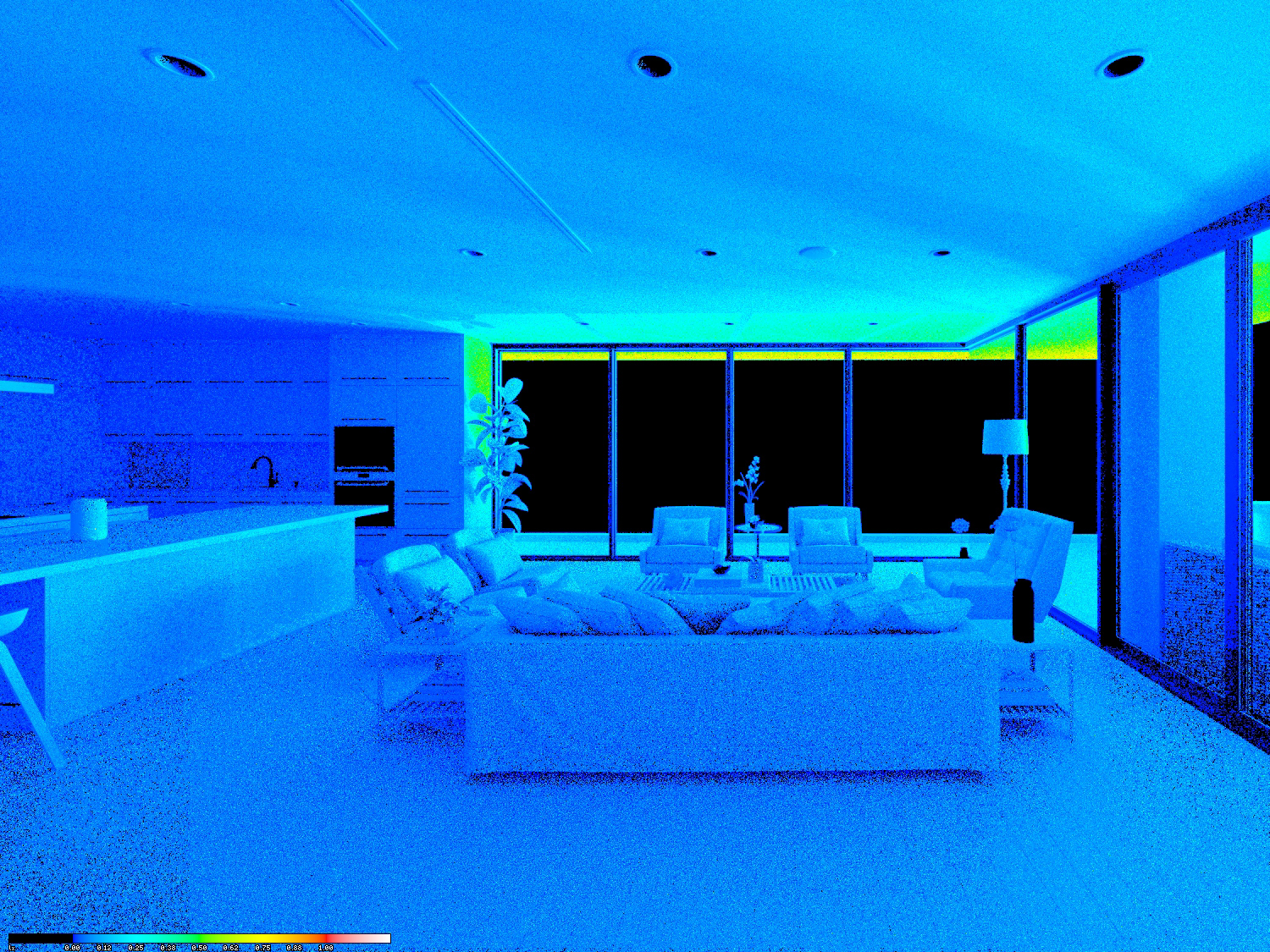 View 02 | Existing Illuminance (0.0 - 1.0 lux)