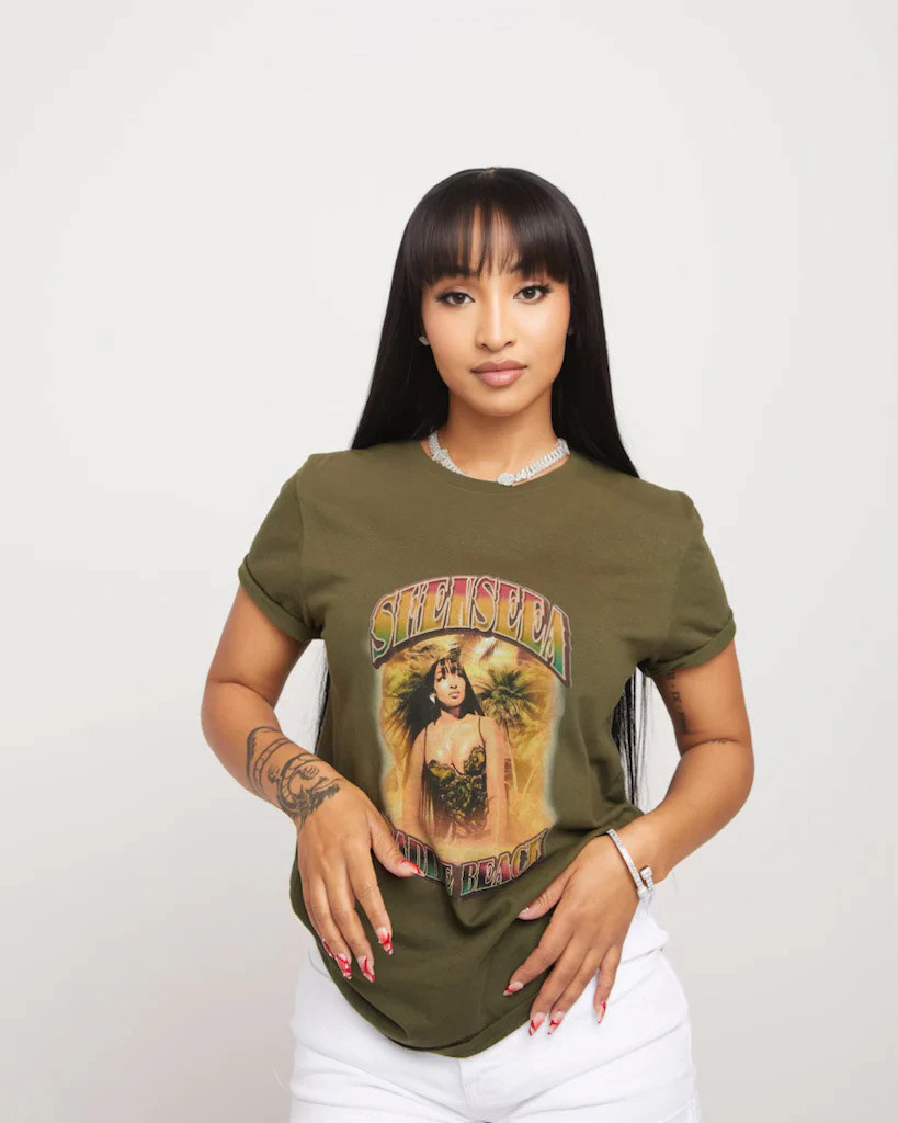 SHENSEEA MODELING "BADDIE BEACH" TEE