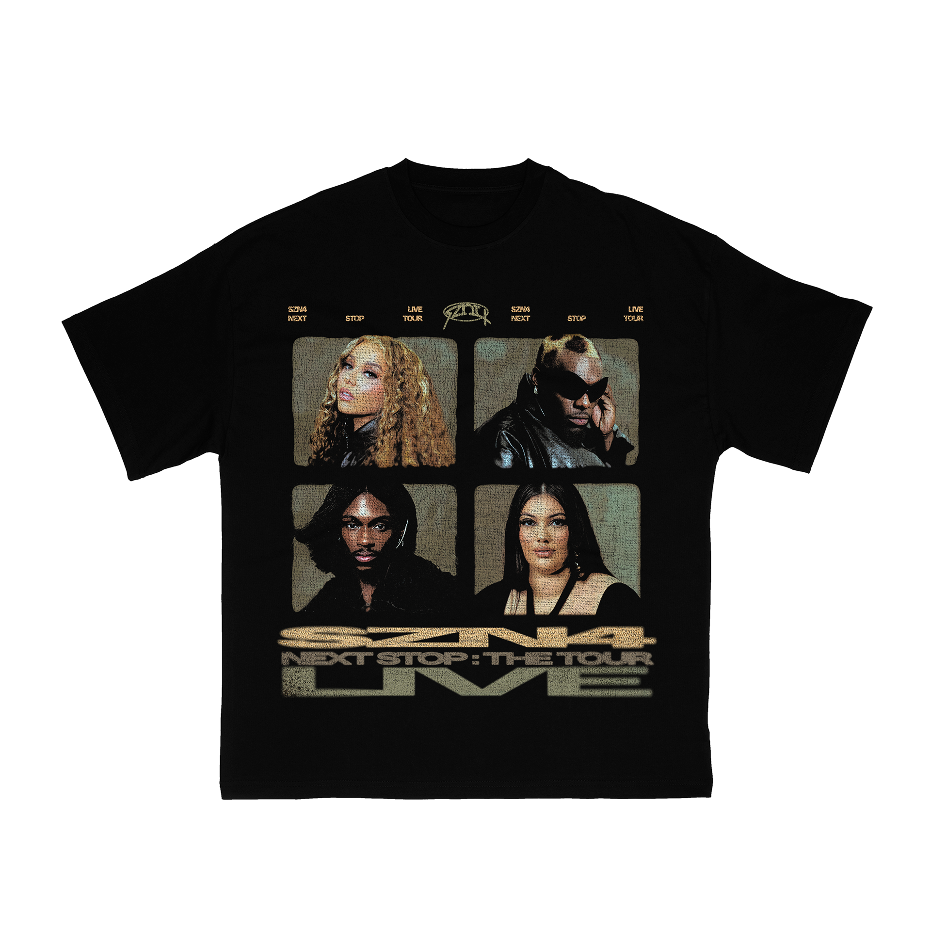 SZN4 NEXT STOP: LIVE TOUR TEE FRONT
