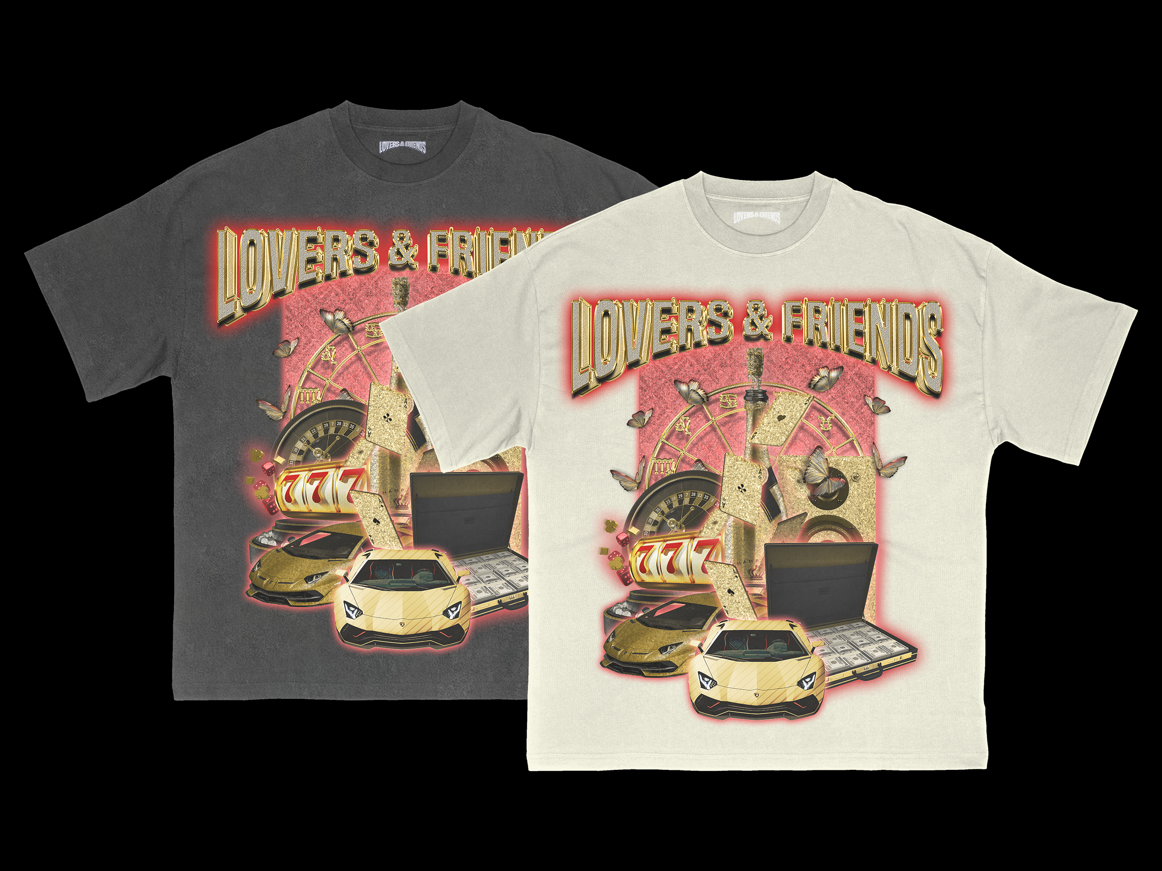 LIVE FAST RAP TEE