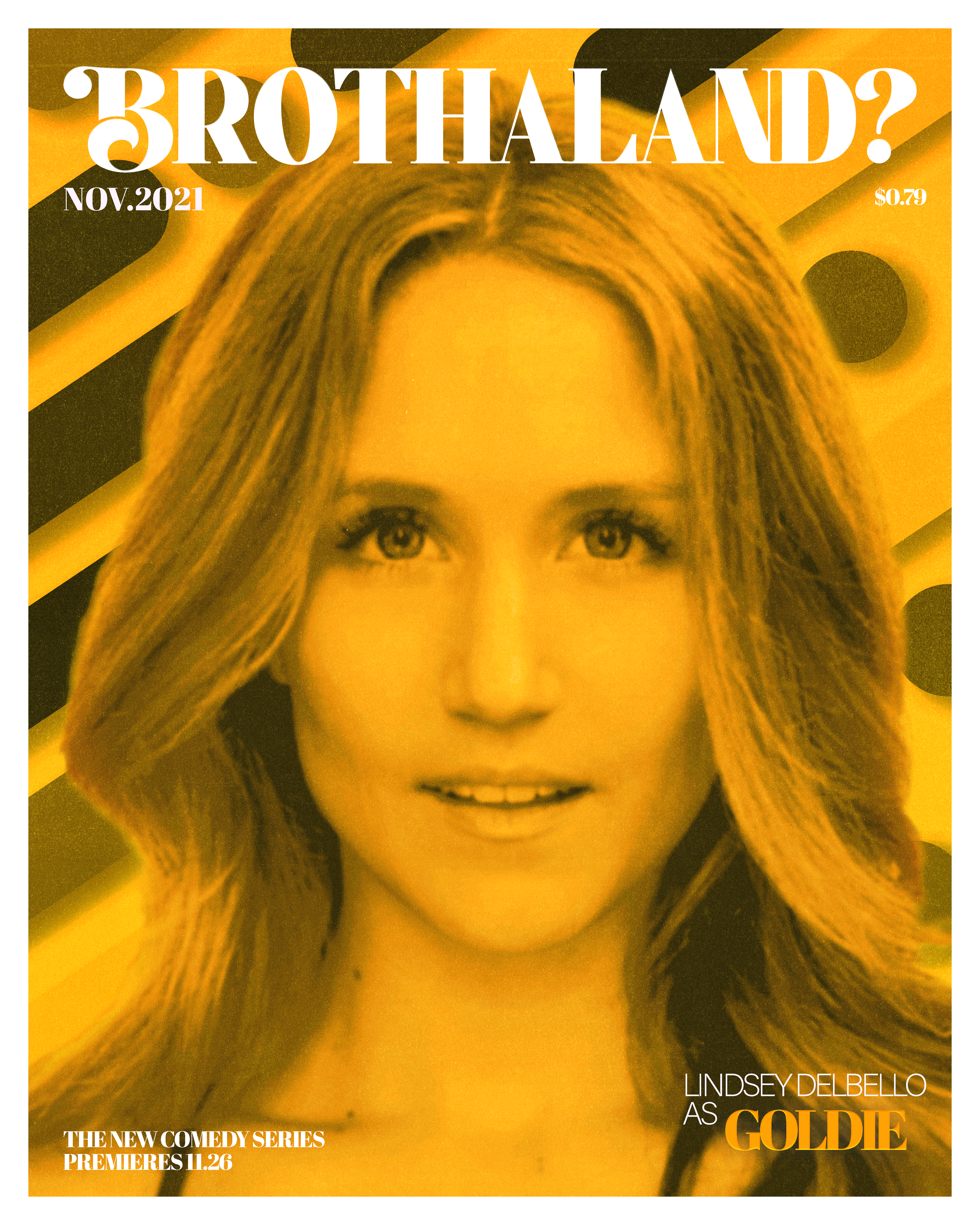 "GOLDIE COVER" MAGAZINE POSTER