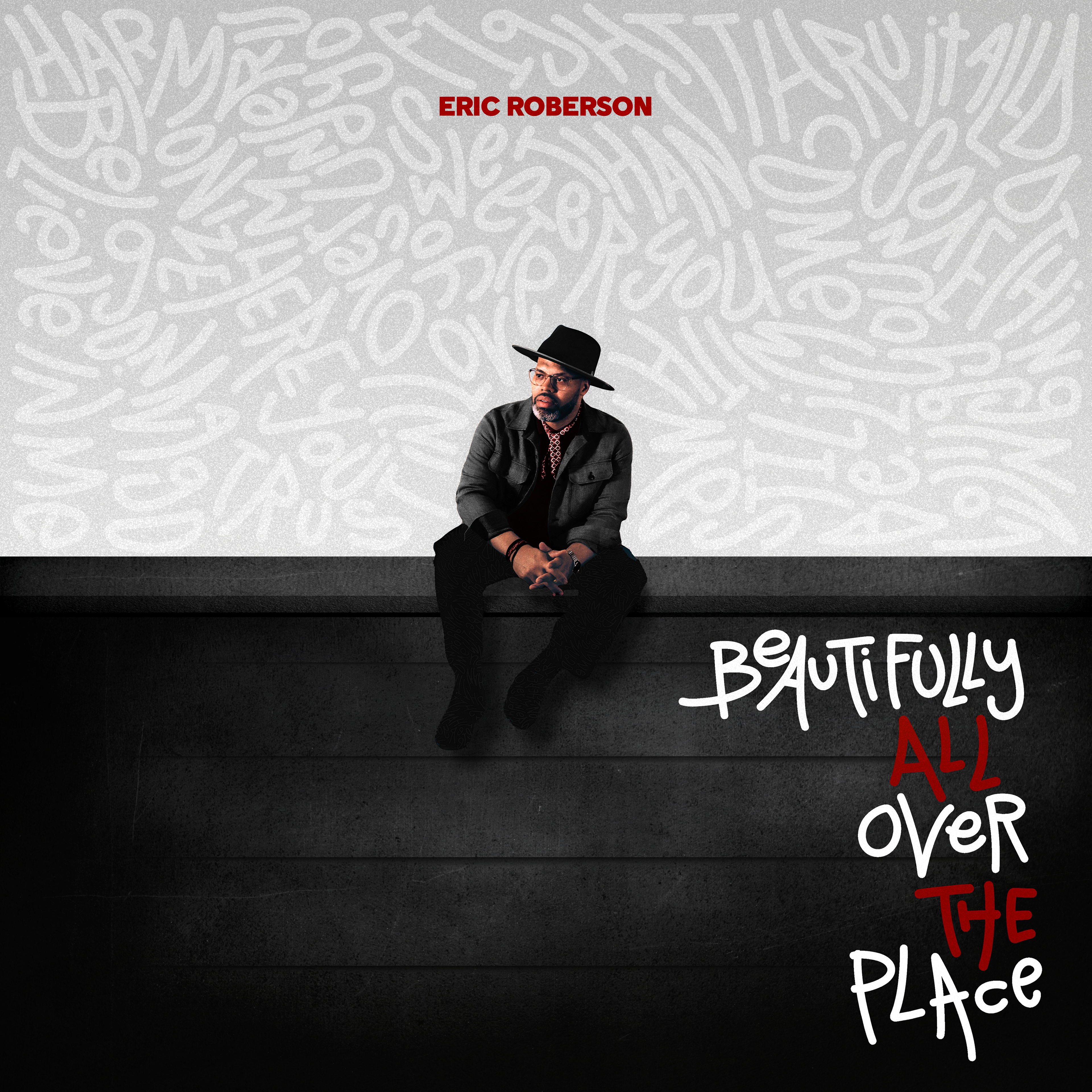 ALBUM COVER: SHOT BY STEVEN JON,, TEXT DESIGN BY SHOMARI SMITH, ART DIRECTION AND DESIGN: DAVID DIXON
