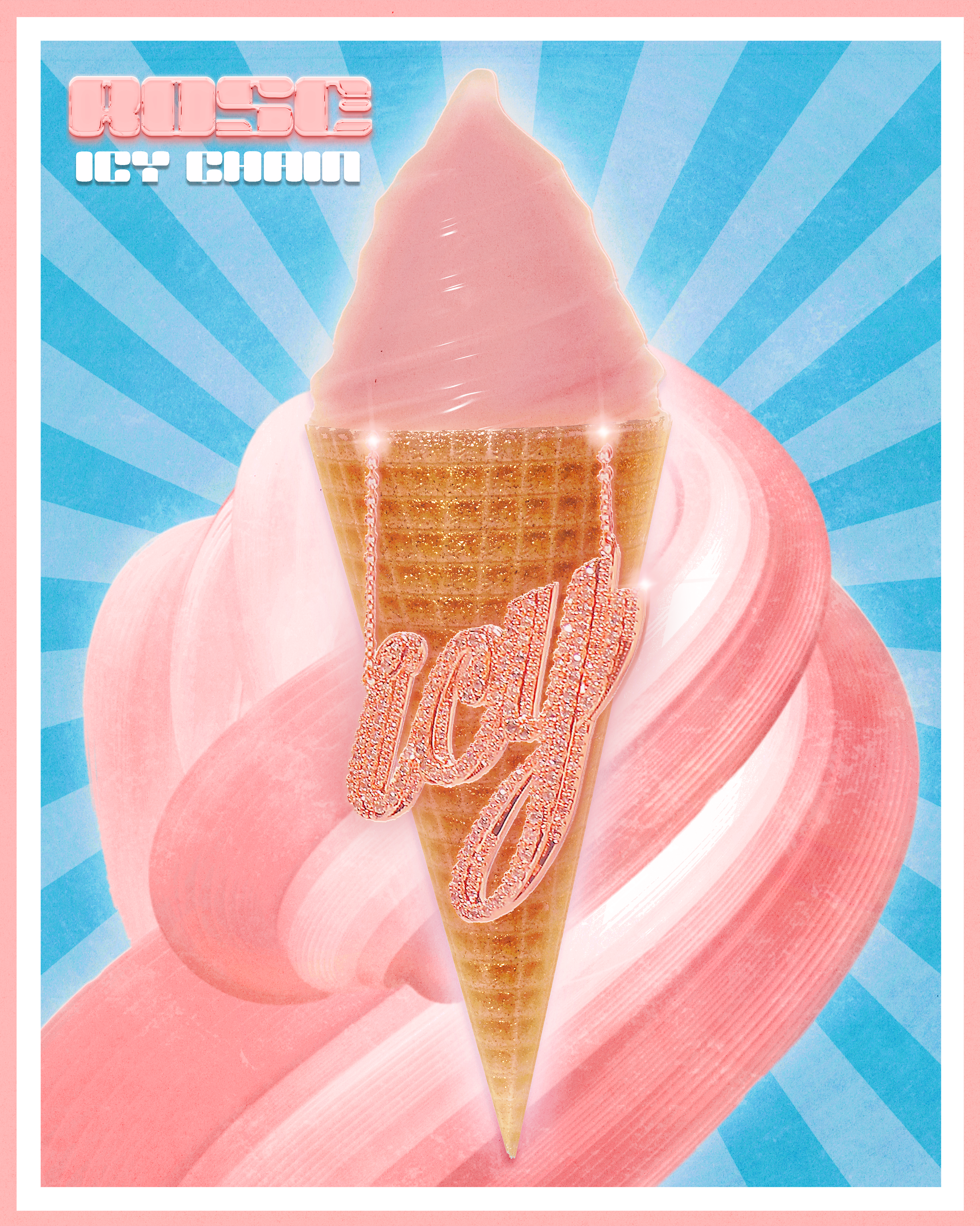 ROSE ICY CHAIN