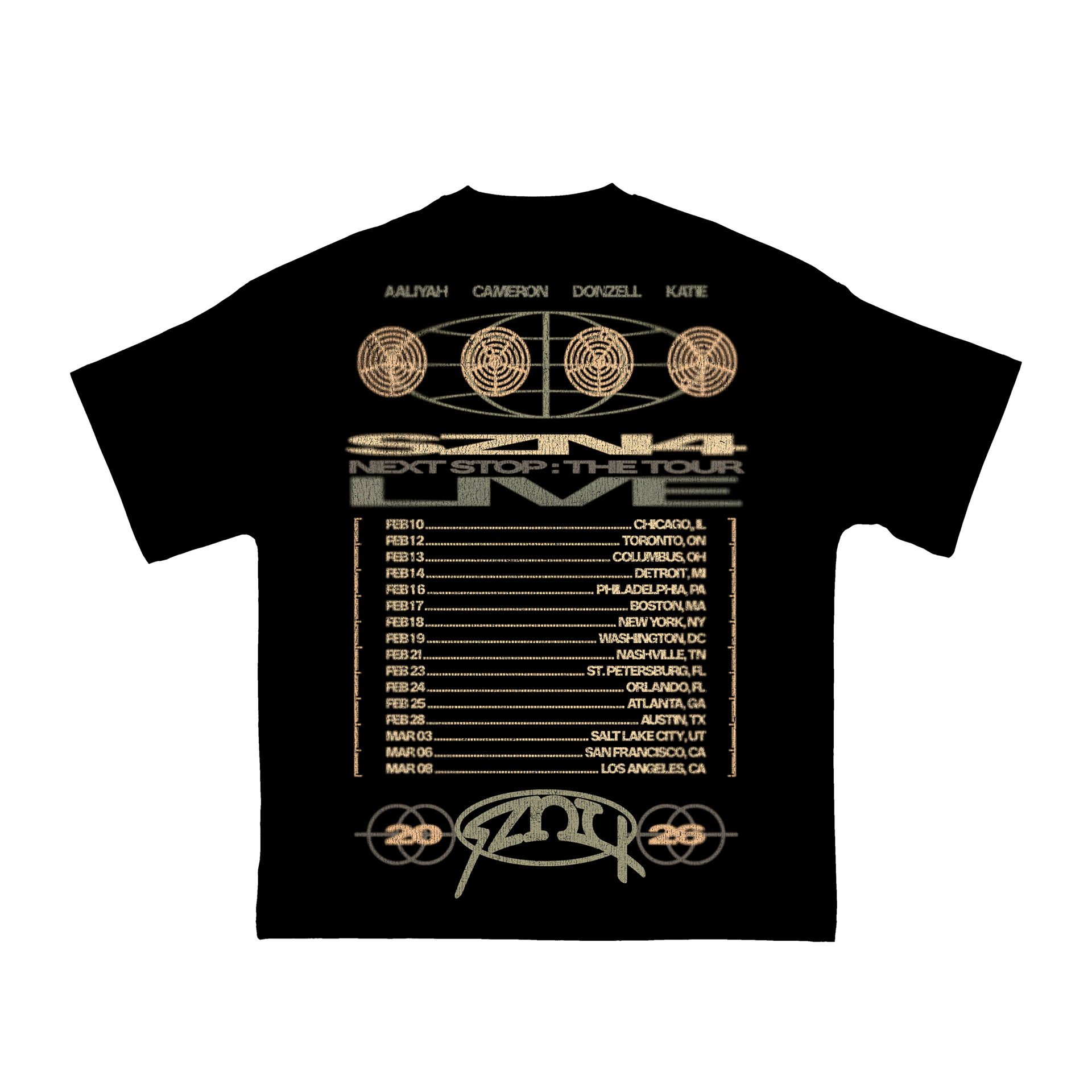 SZN4 NEXT STOP: LIVE TOUR TEE BACK
