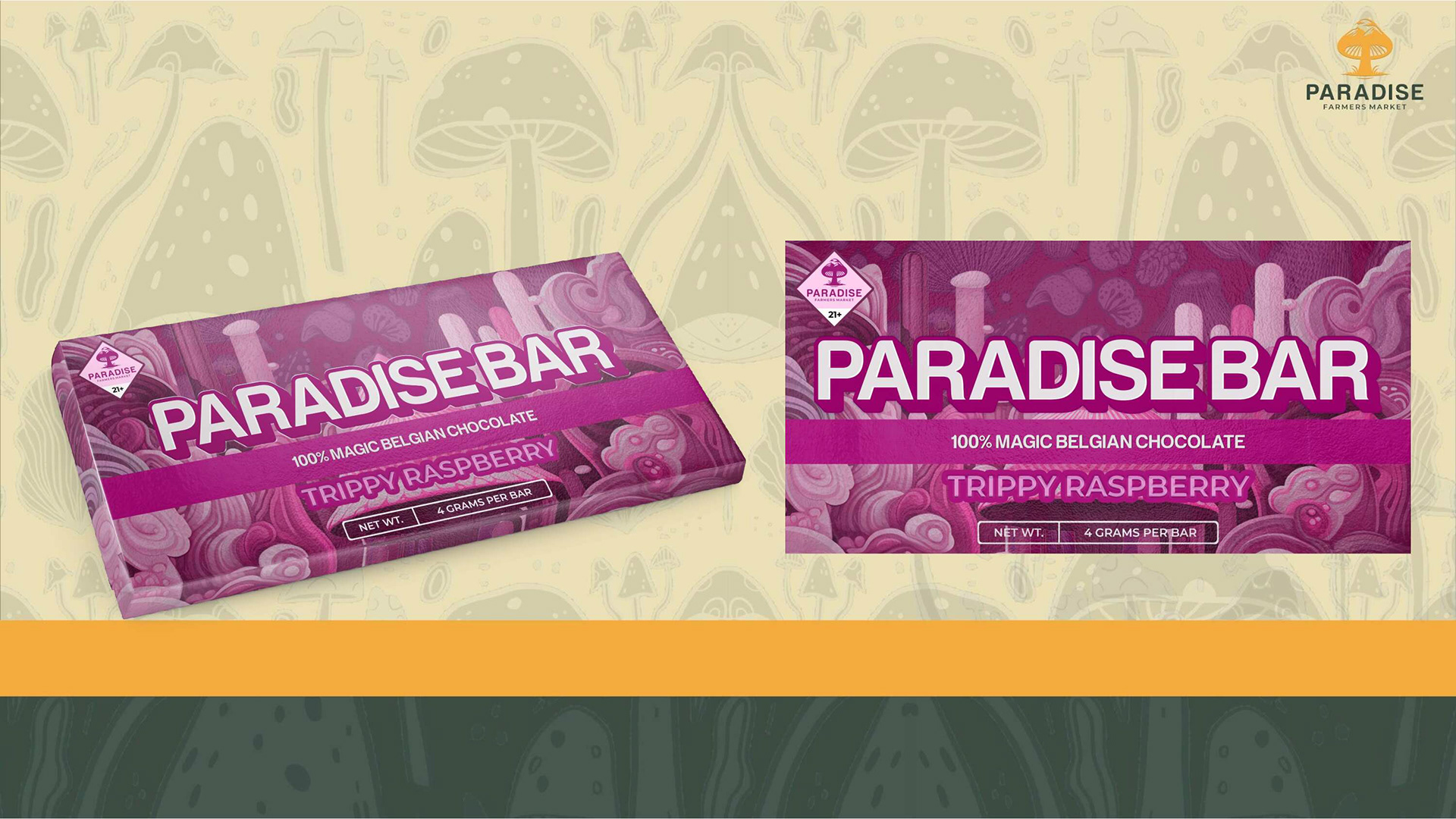 "TRIPPY RASPBERRY"  PARADISE BAR