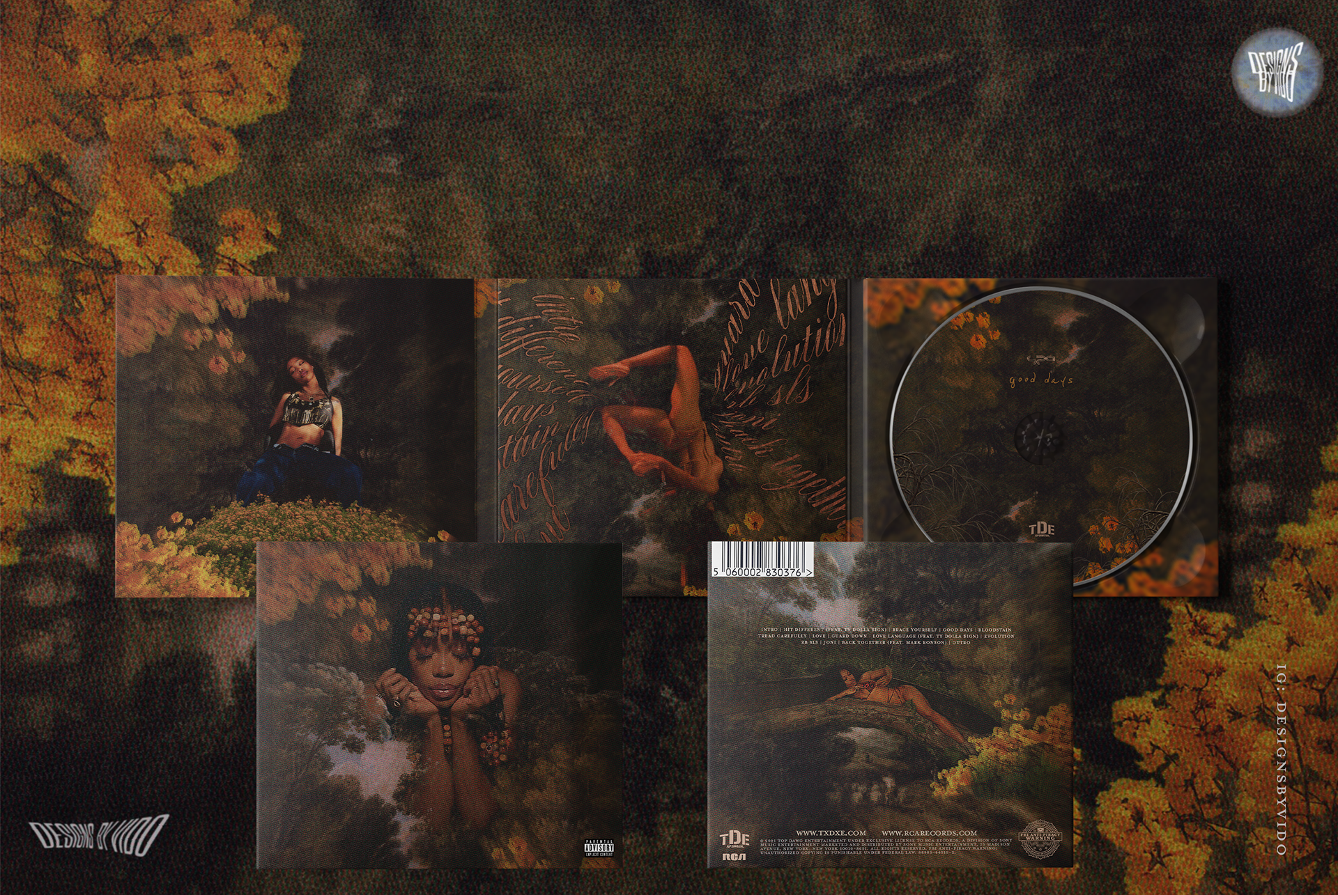 FULL ALBUM PACKAGING LAYOUT