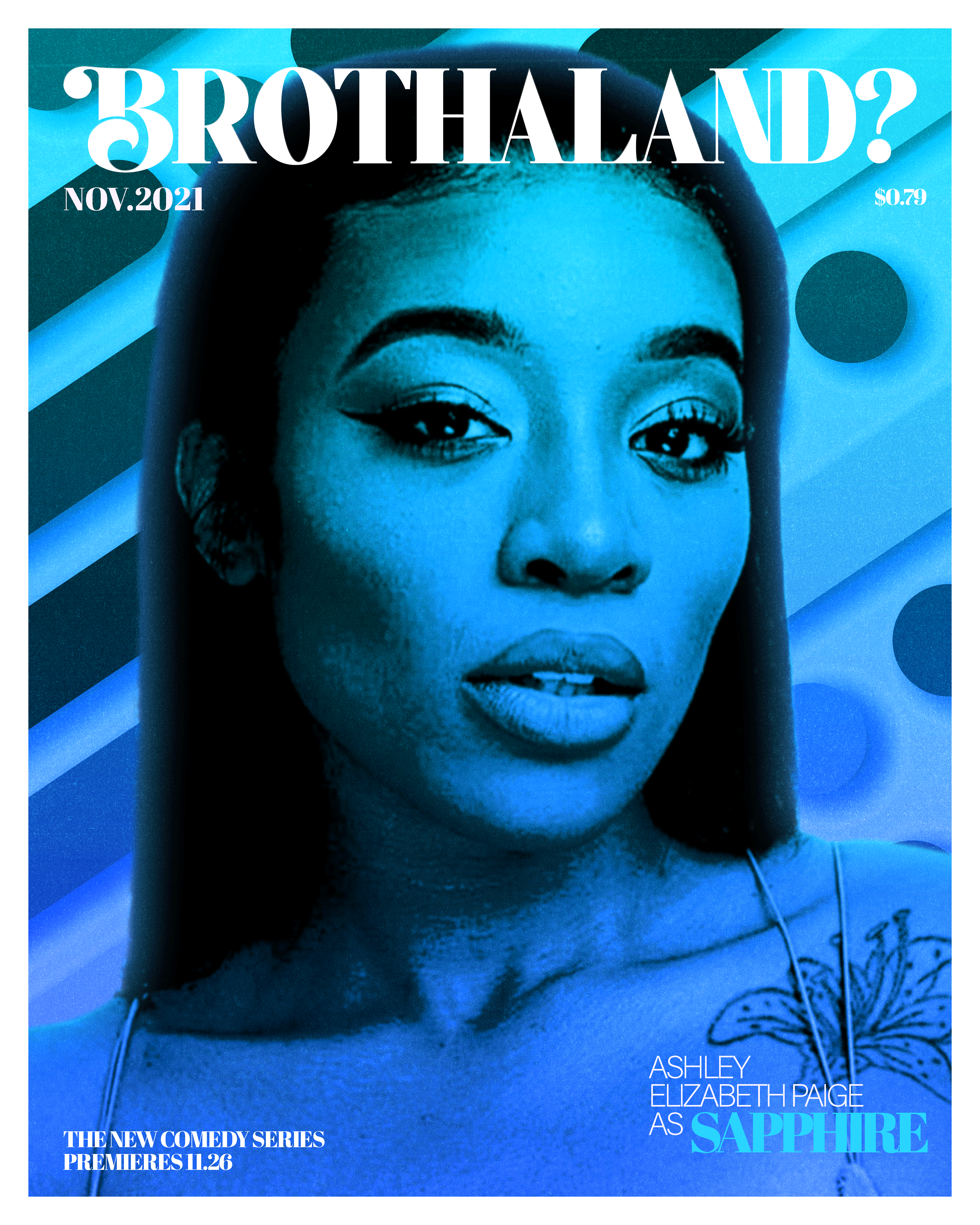 "SAPPHIRE COVER" MAGAZINE POSTER