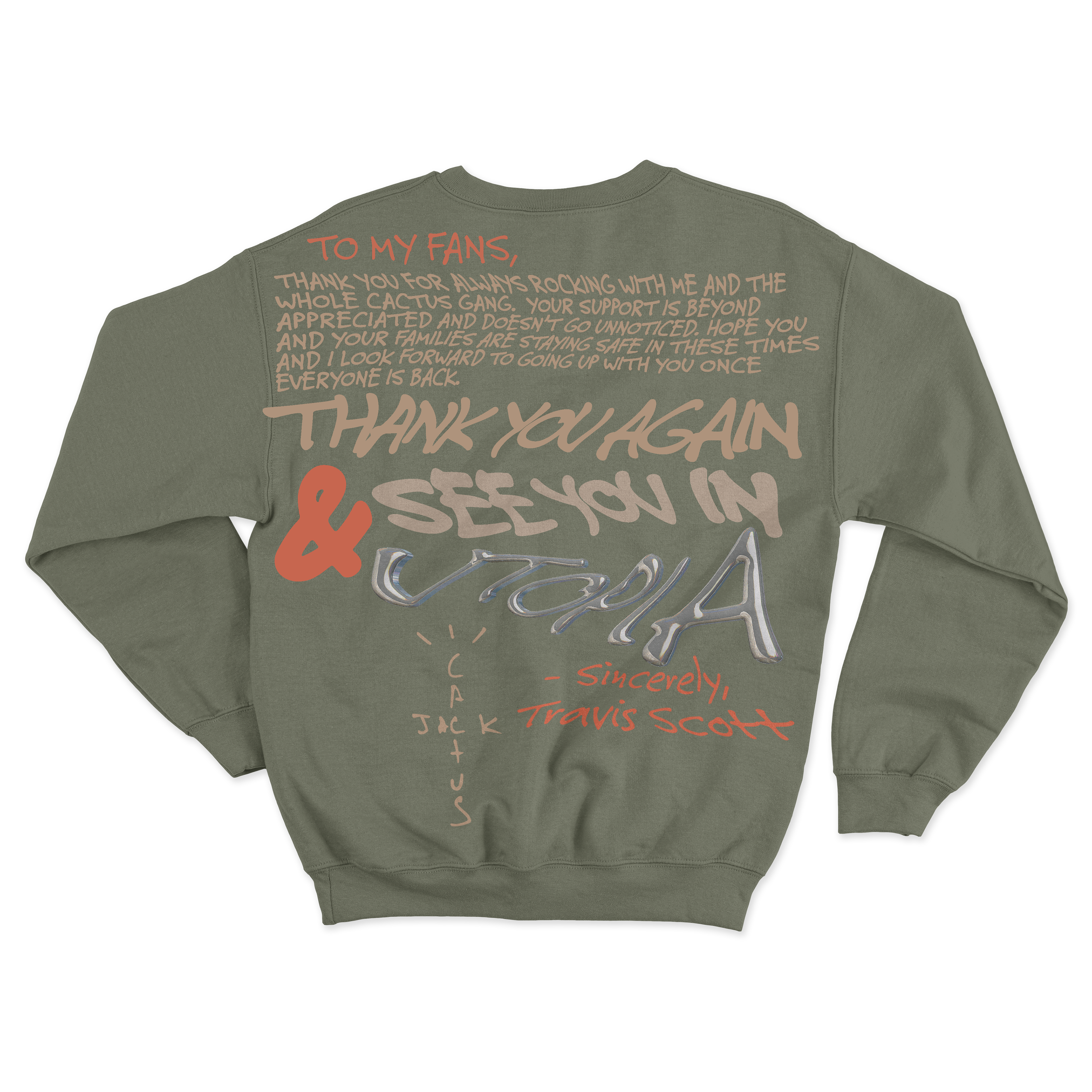 "FOR MY FANS" CREWNECK