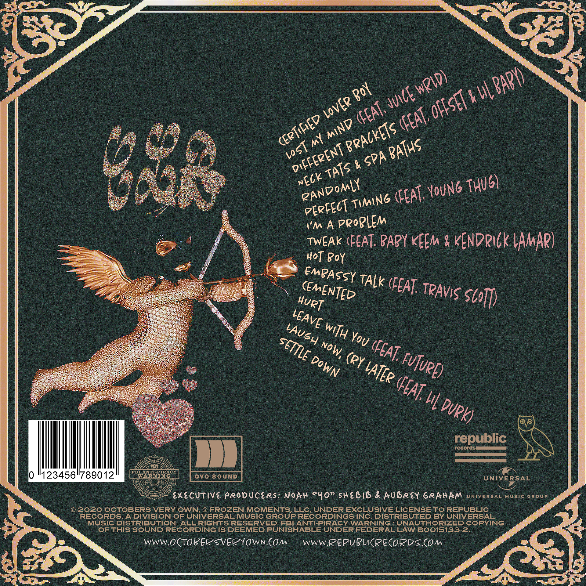 Drake, Certified Lover Boy, Vinyl (LP, Unofficial Release)