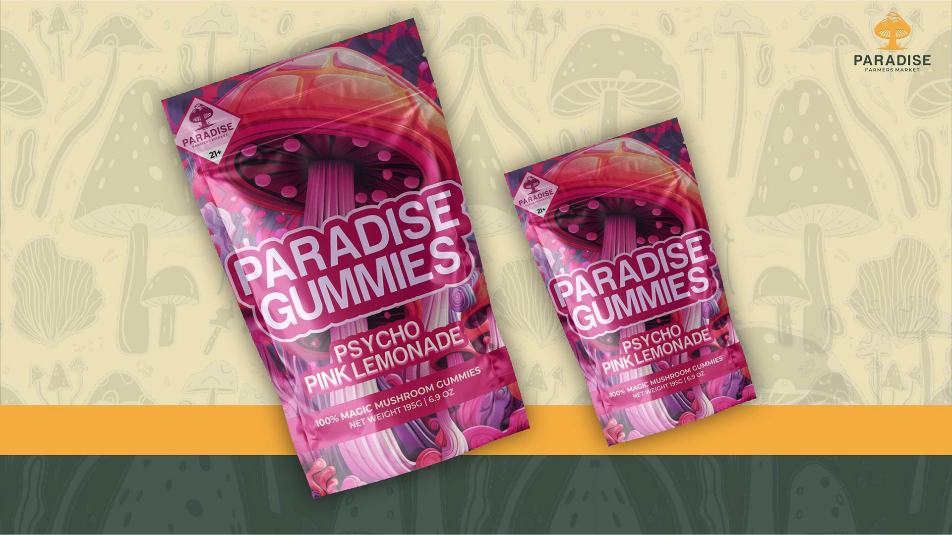 "PSYCHO PINK LEMONADE" PARADISE GUMMIES