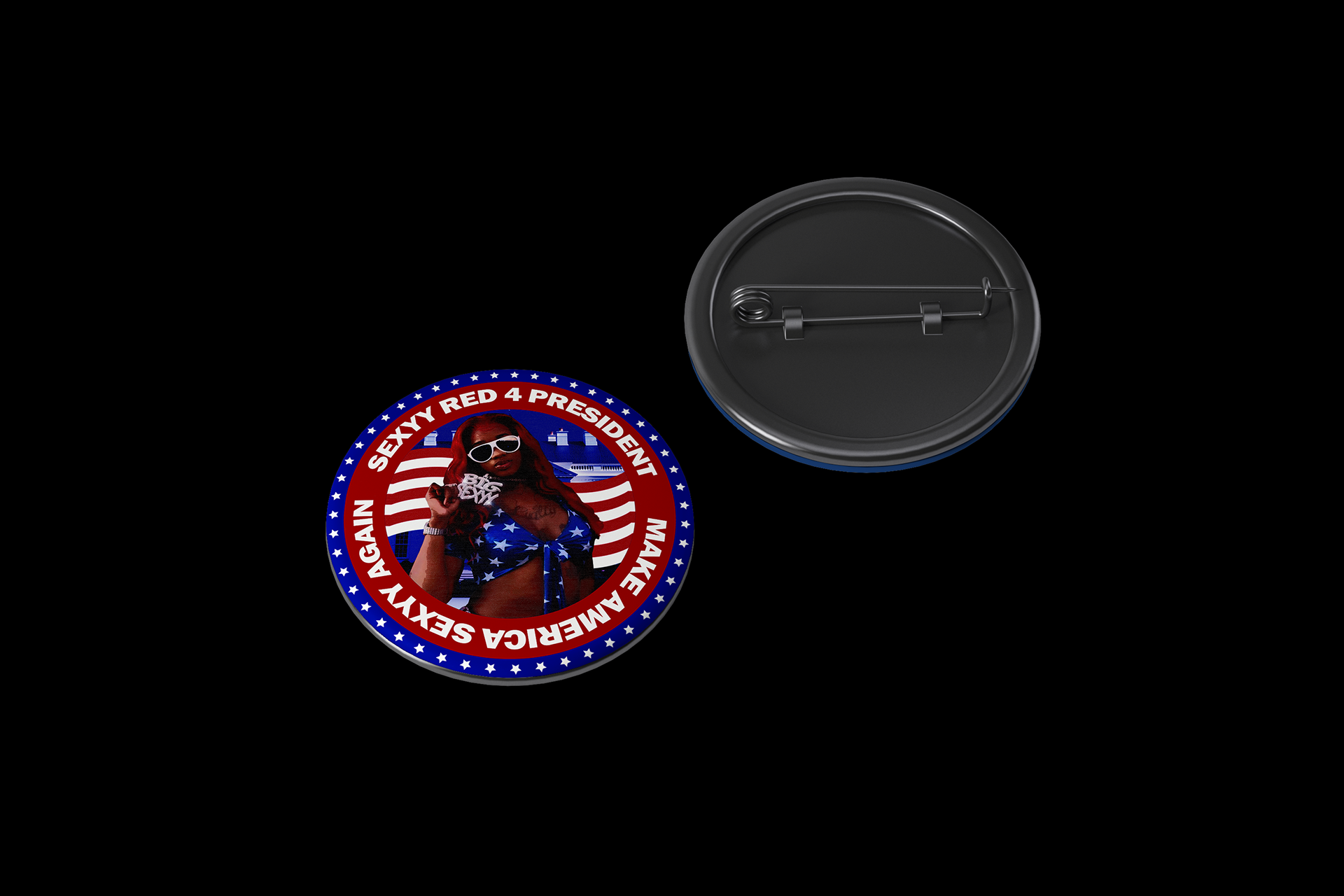 sexyy 4 president pin
