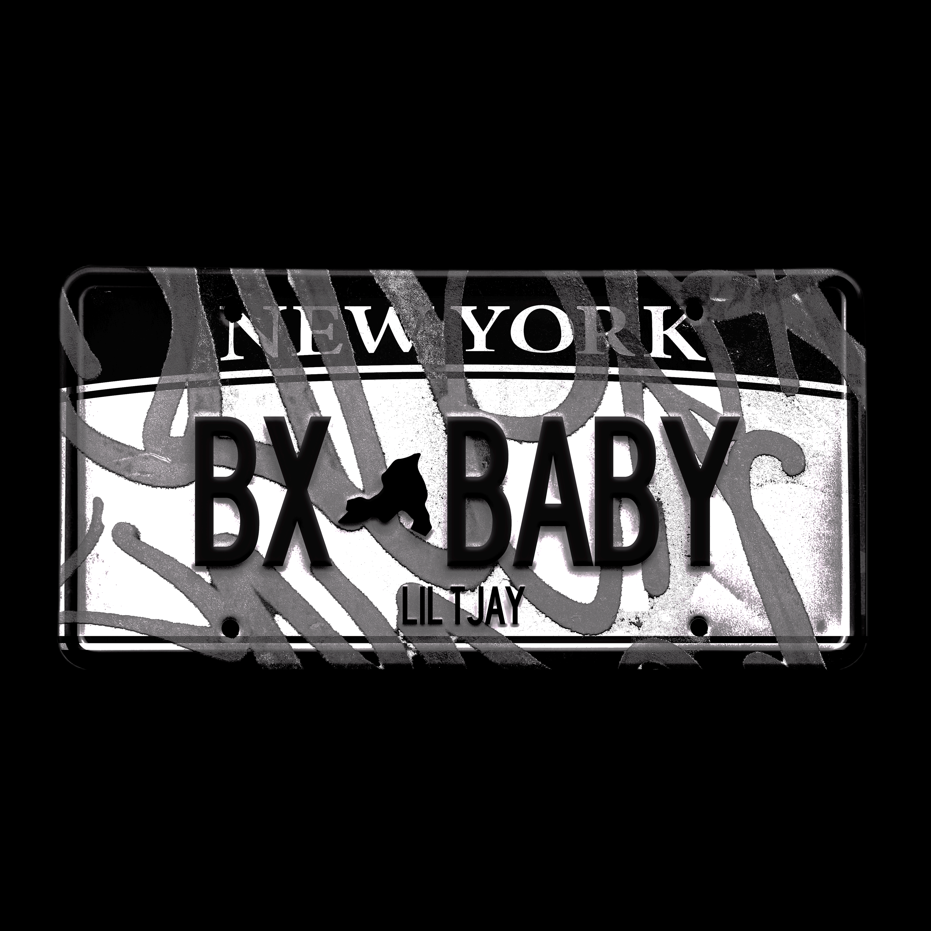 BX BABY LICENSE PLATE