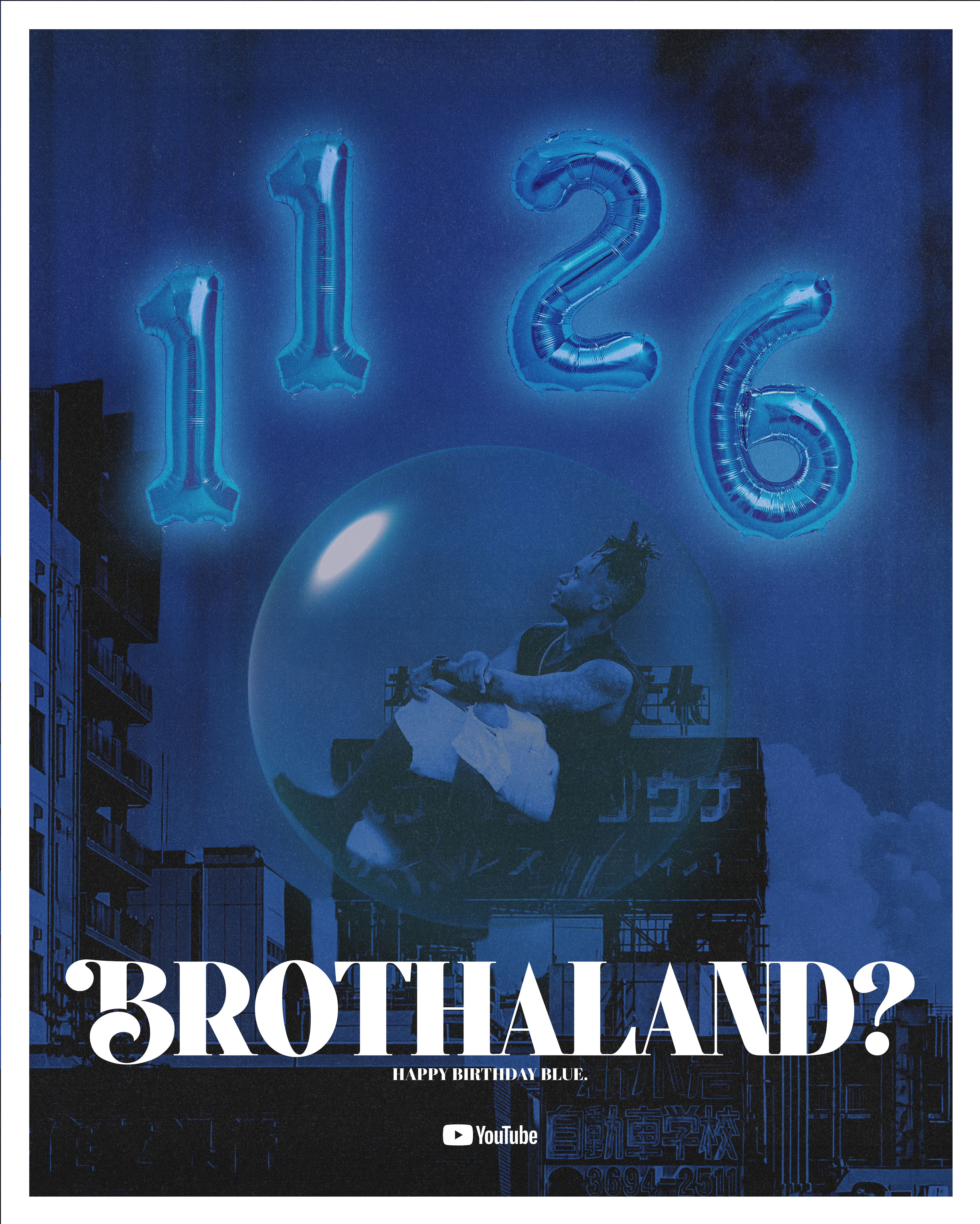 "HAPPY BIRTHDAY, BLUE"