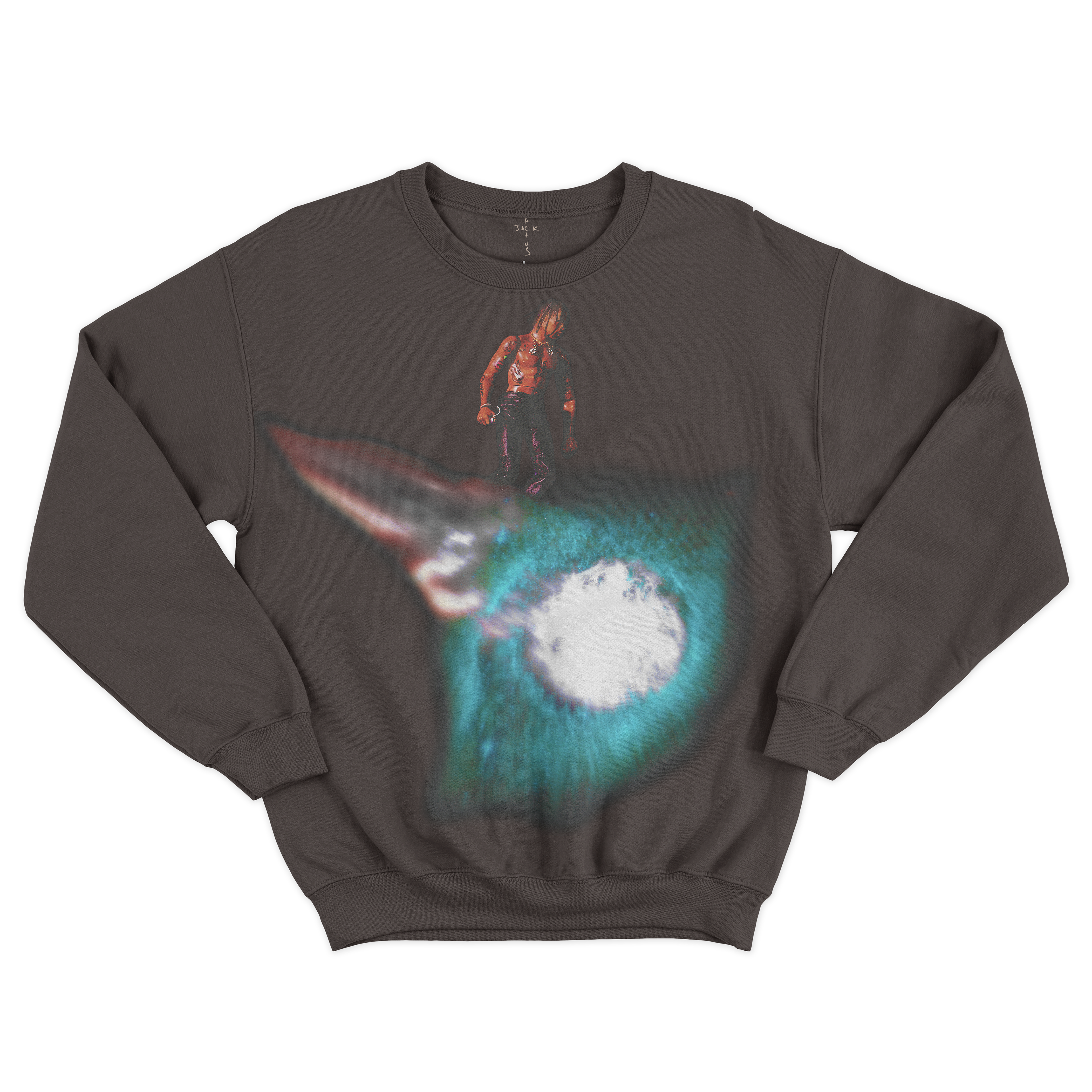 "IN NEED OF A THRILL" CREWNECK FRONT