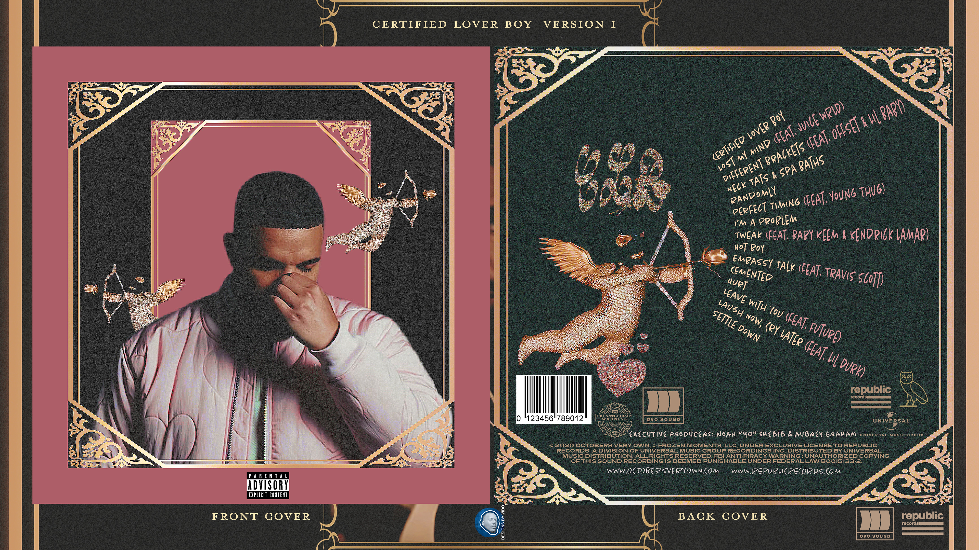 Drake – Certified Lover Boy \"2LP Drake Certified Lover Boy 2LP Vinyl Limited Black 12