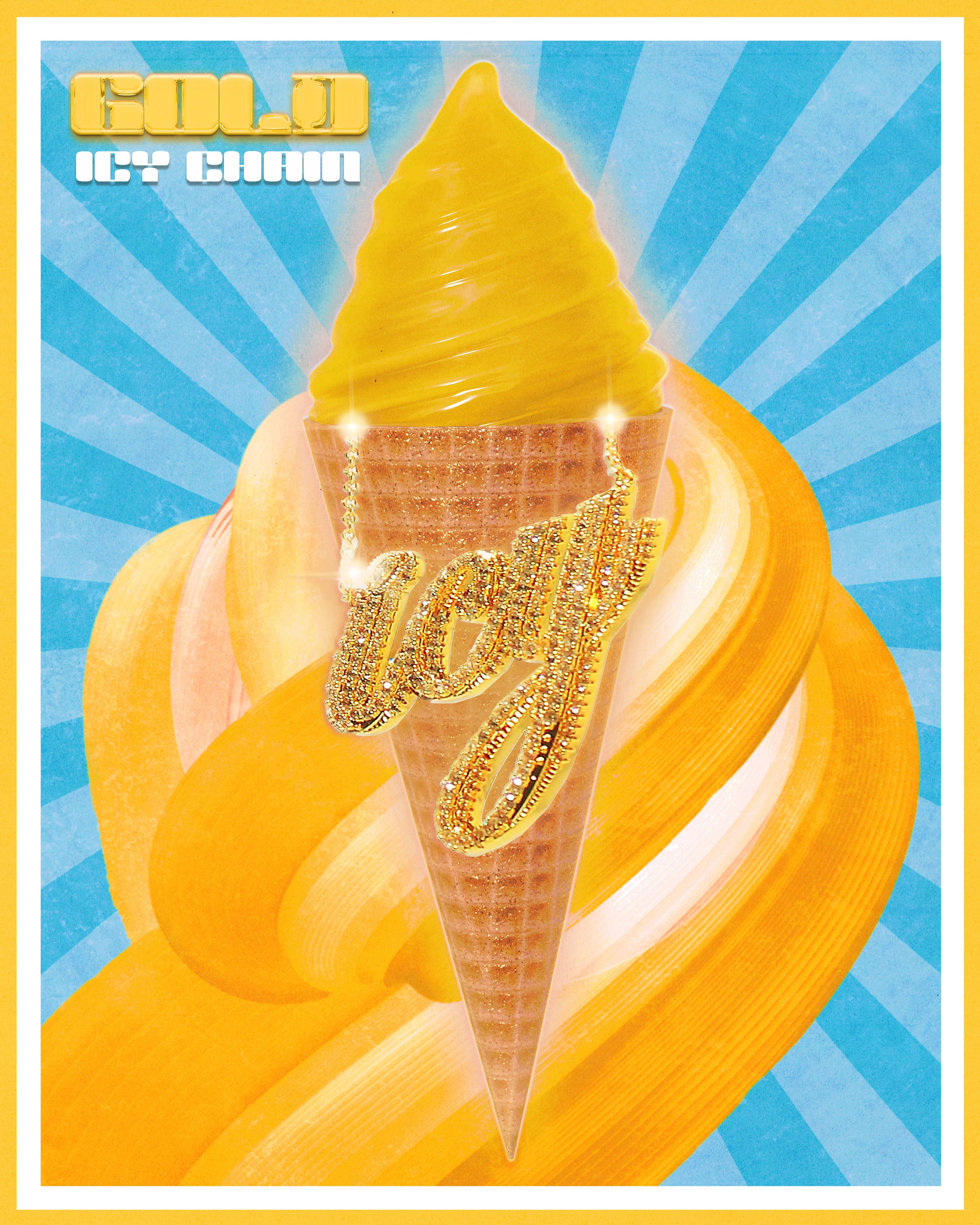 GOLD ICY CHAIN 