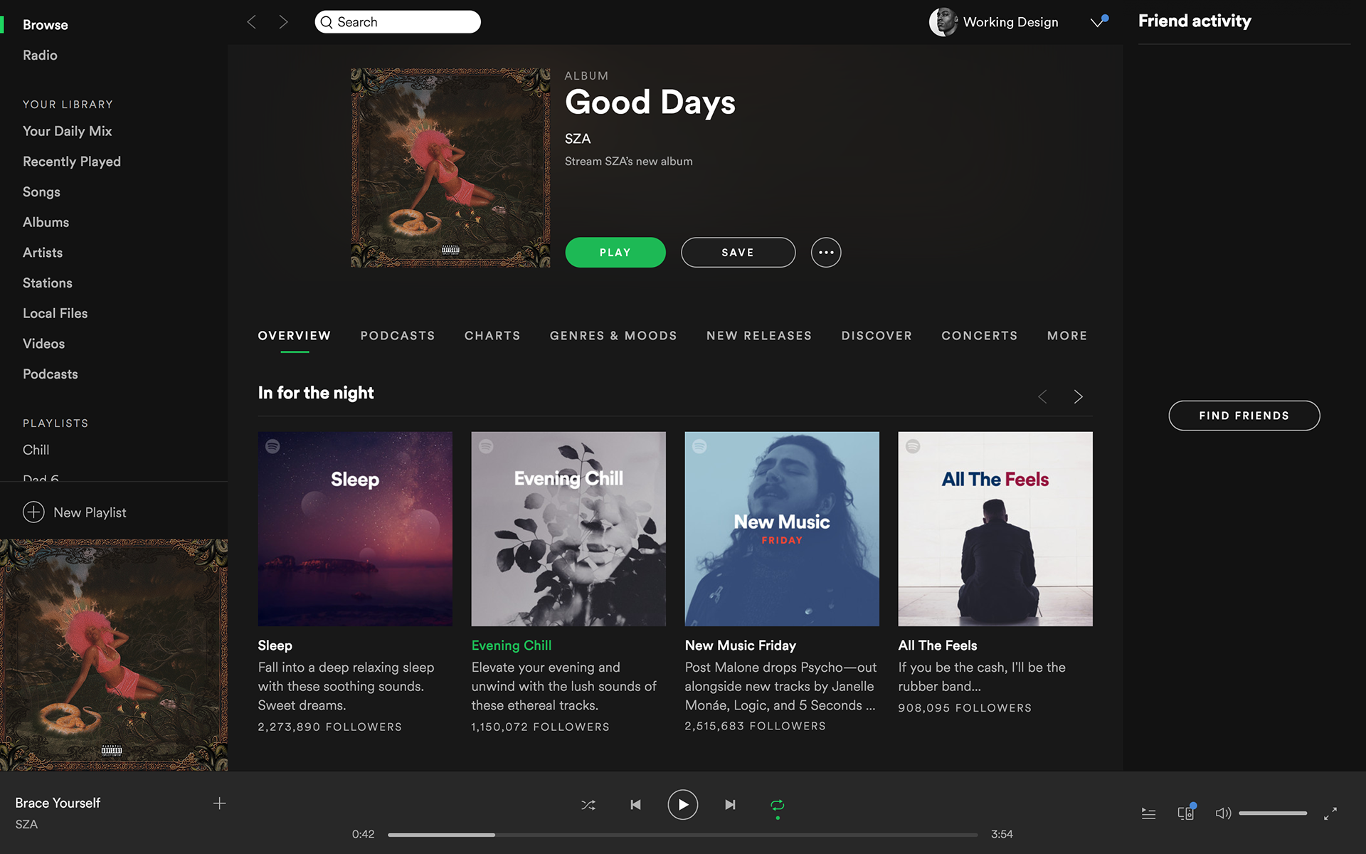 SPOTIFY MOCKUP