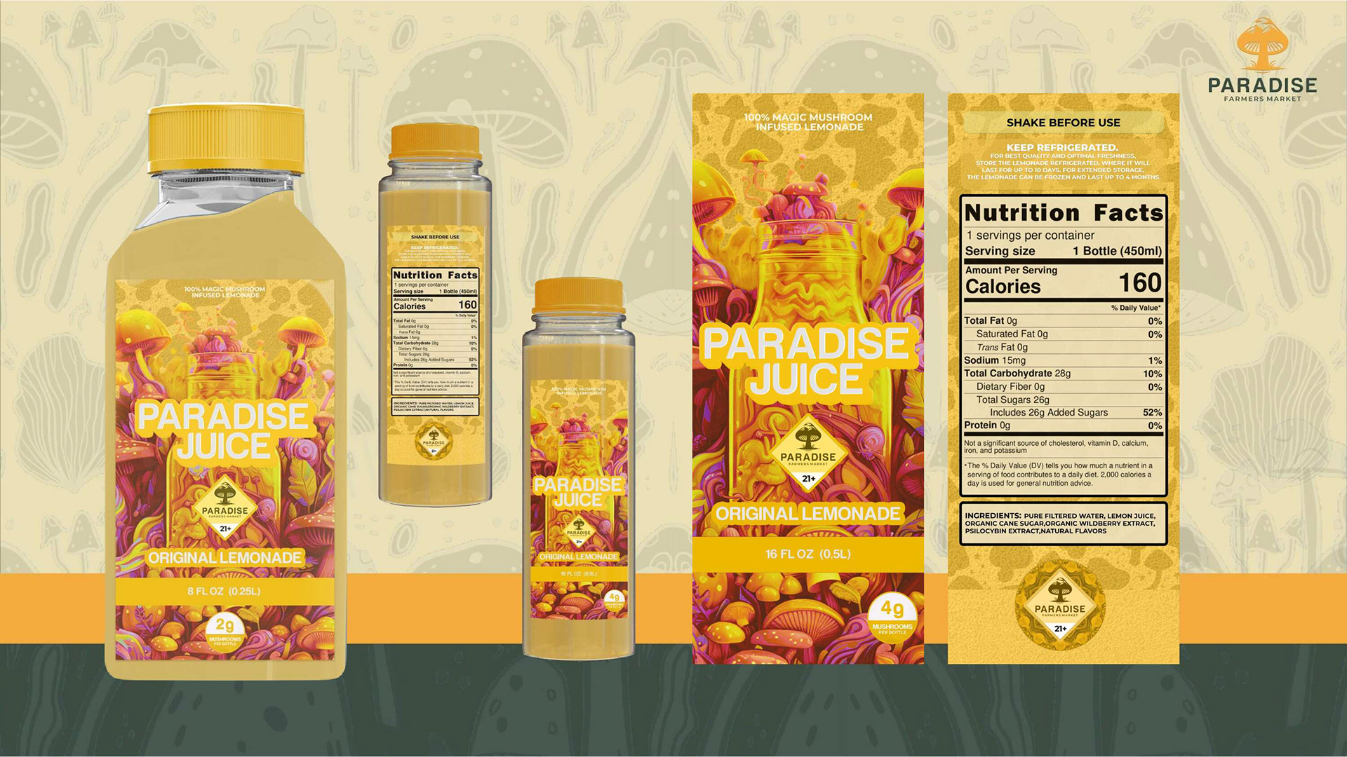 "ORIGINAL LEMONADE" PARADISE JUICE DESIGNS