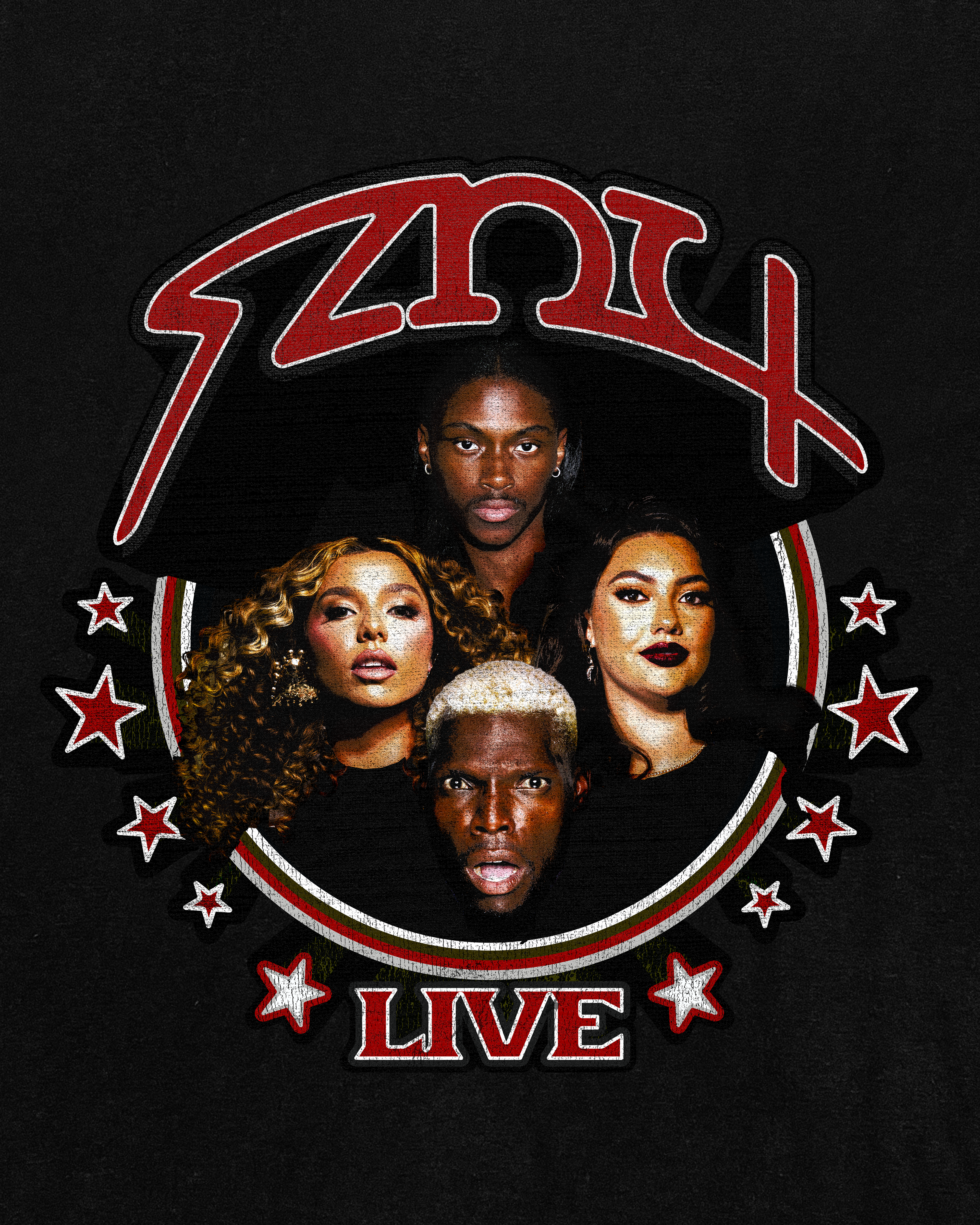 SZN4 LIVE TOUR TEE DESIGN