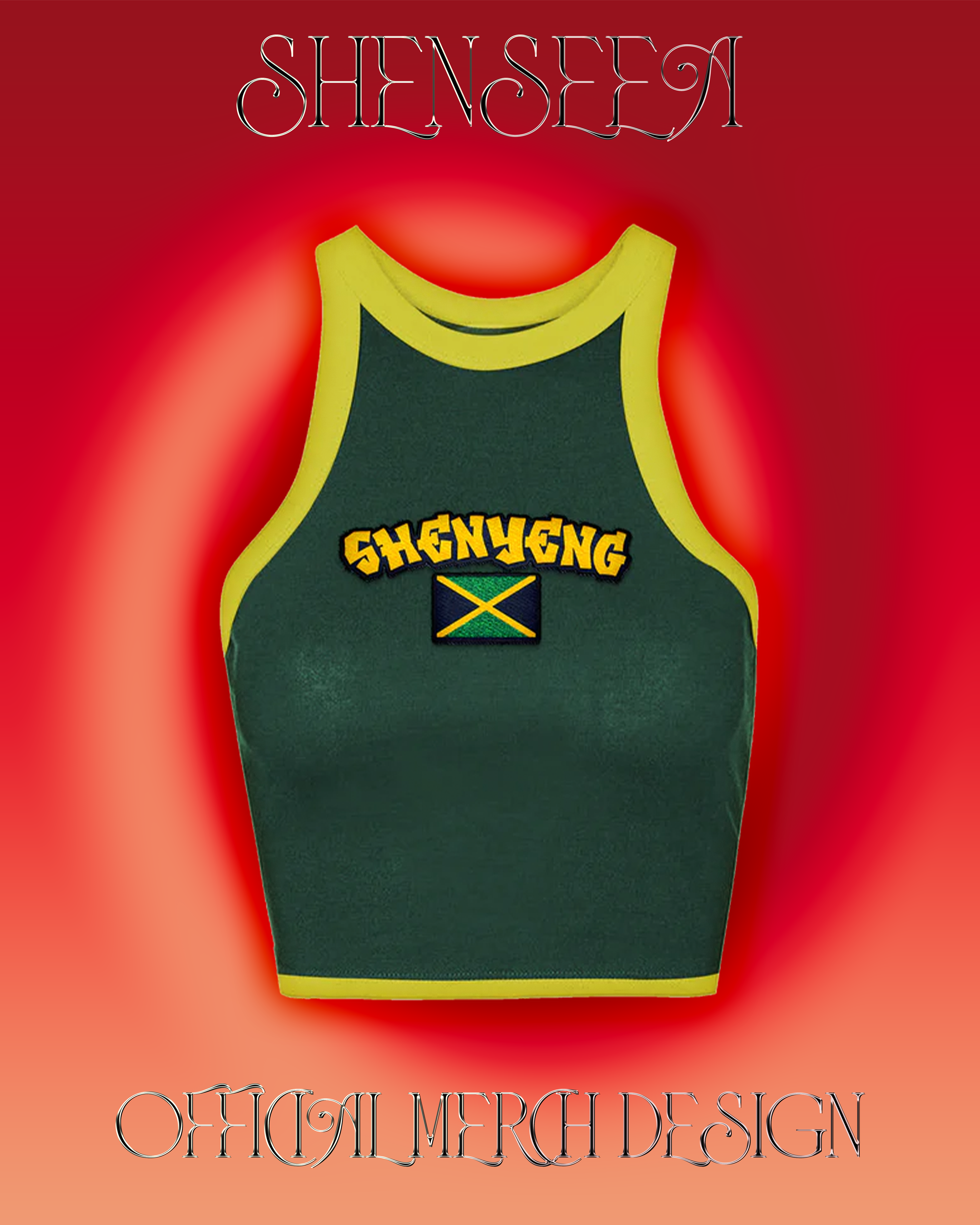 "SHENYENG" CROP TANK TOP