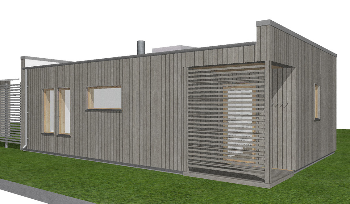 agraf Fritidshus trähus Östergarn Gotland arkitekt Anneli Andersson