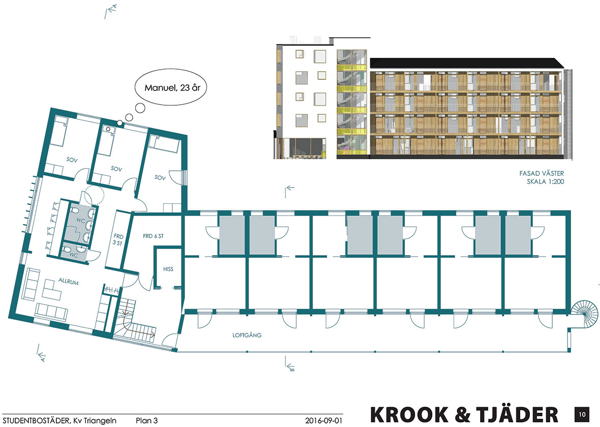 agraf arkitektur presentation studentbostäder