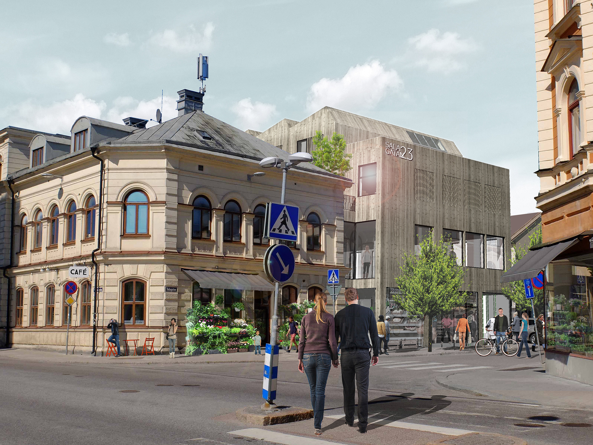 agraf volymstudier fotomontage