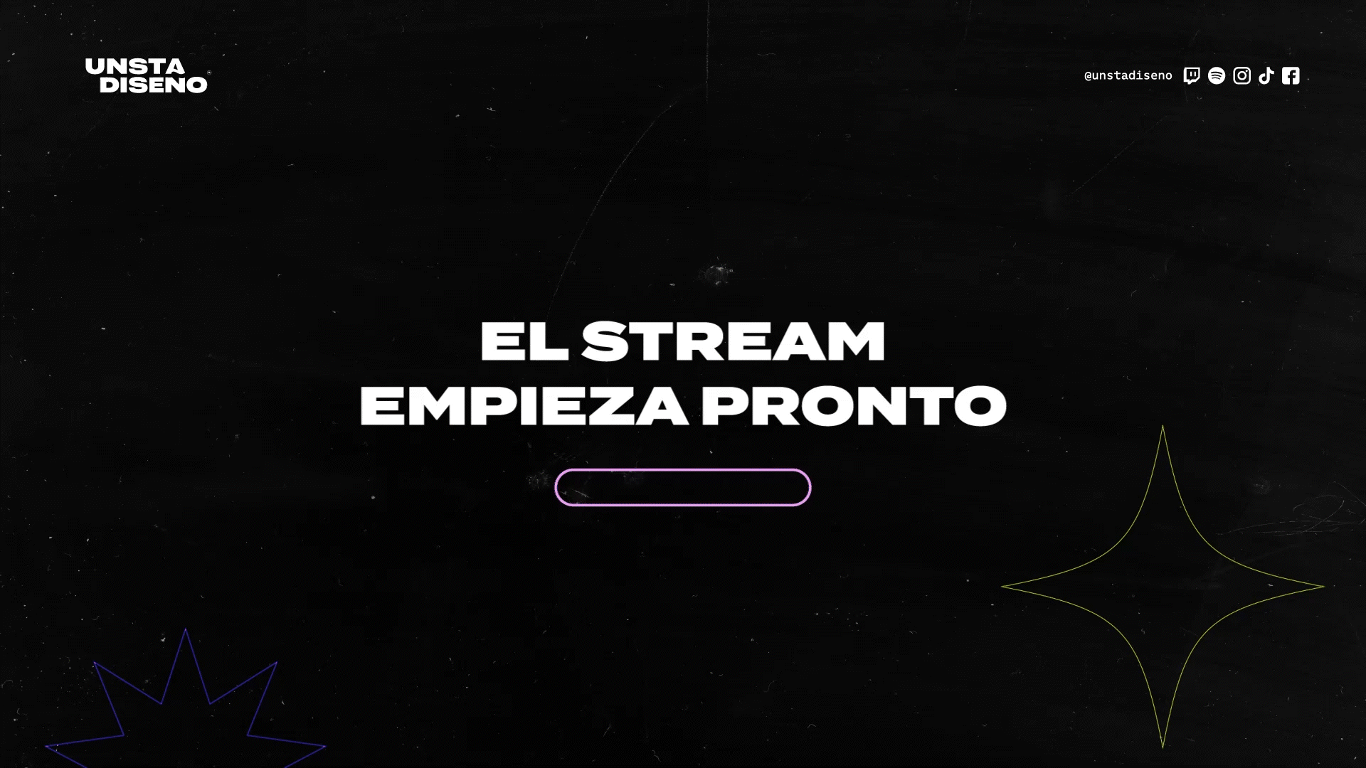 Momento previo a comenzar stream