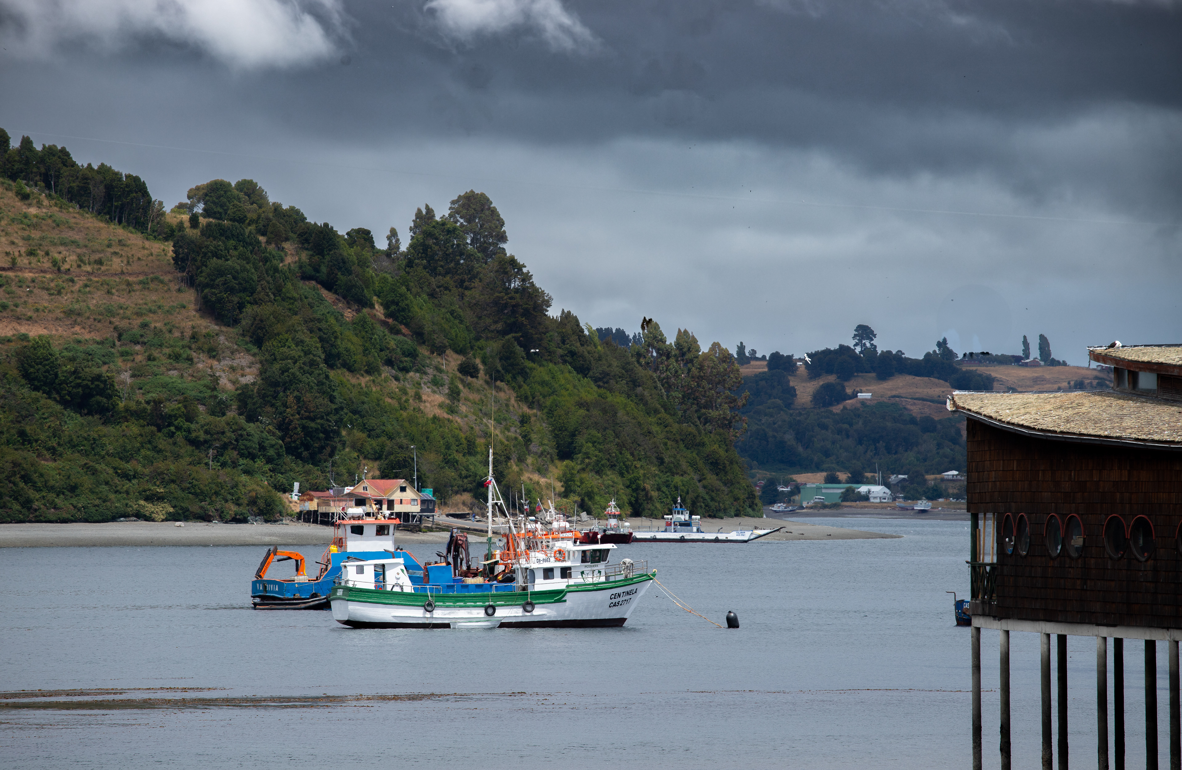 Desde la costanera de Dalcahue