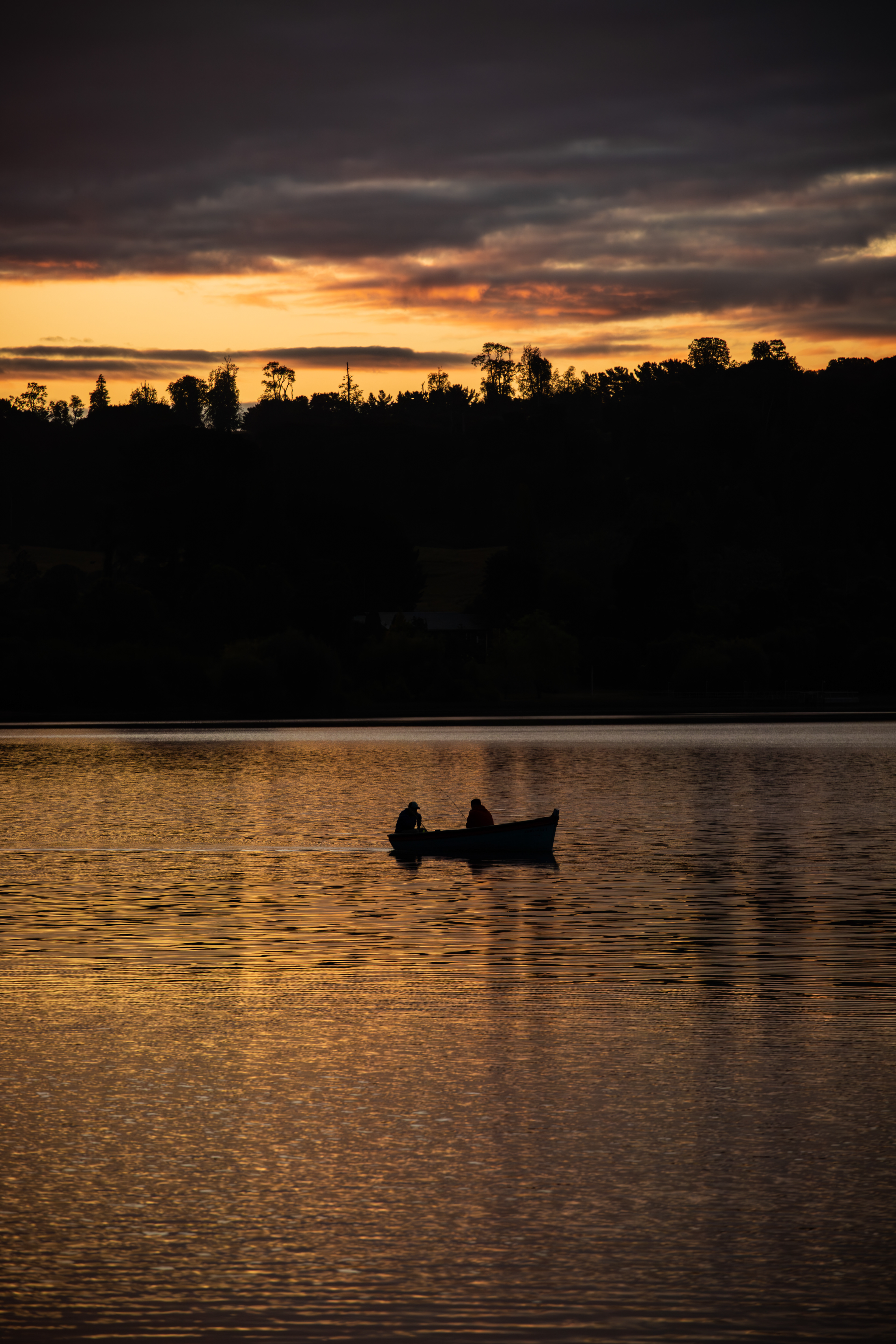 Navegando sobre el Lago Llanquihue