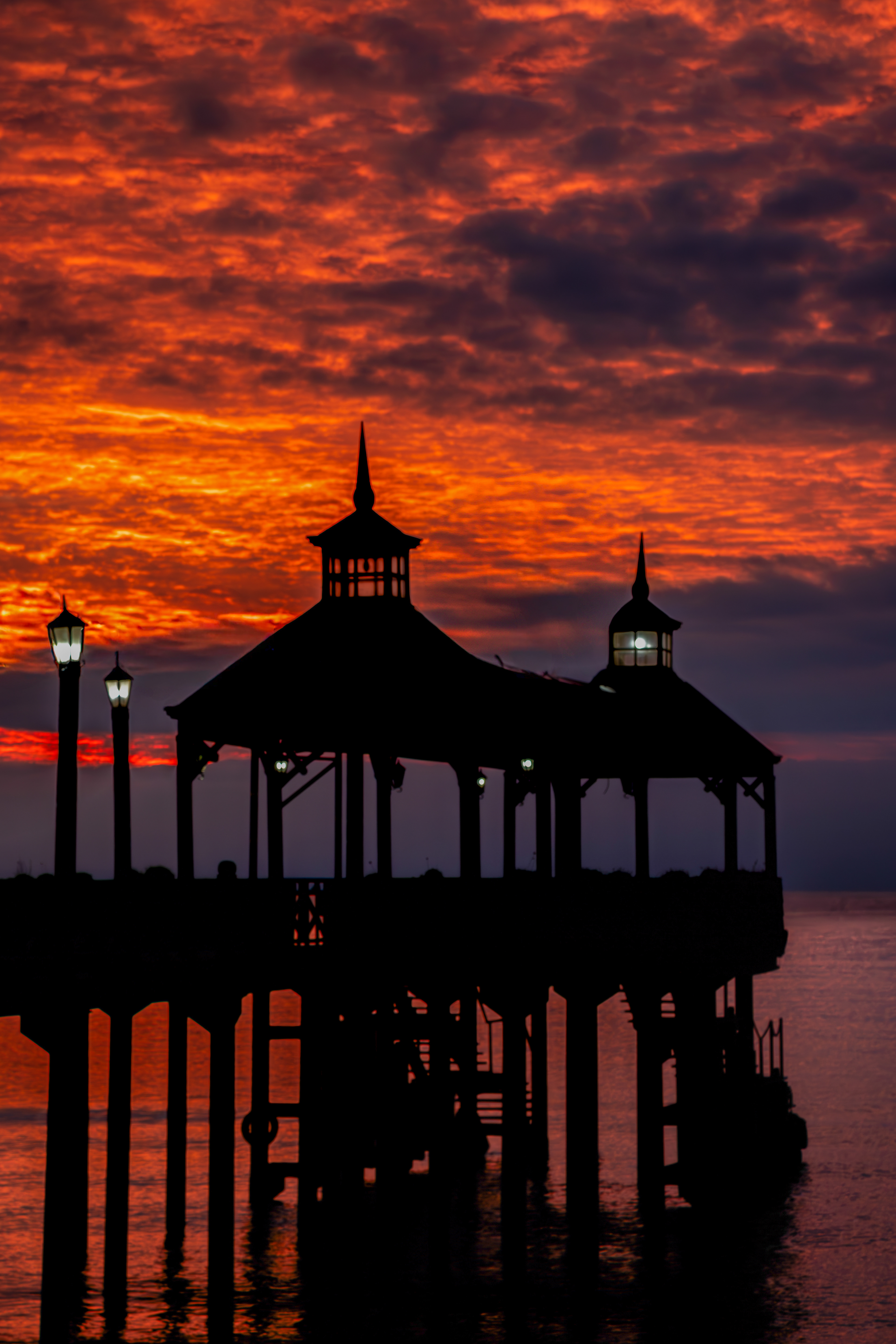 Frutillar - Atardecer sobre el Llanquihue