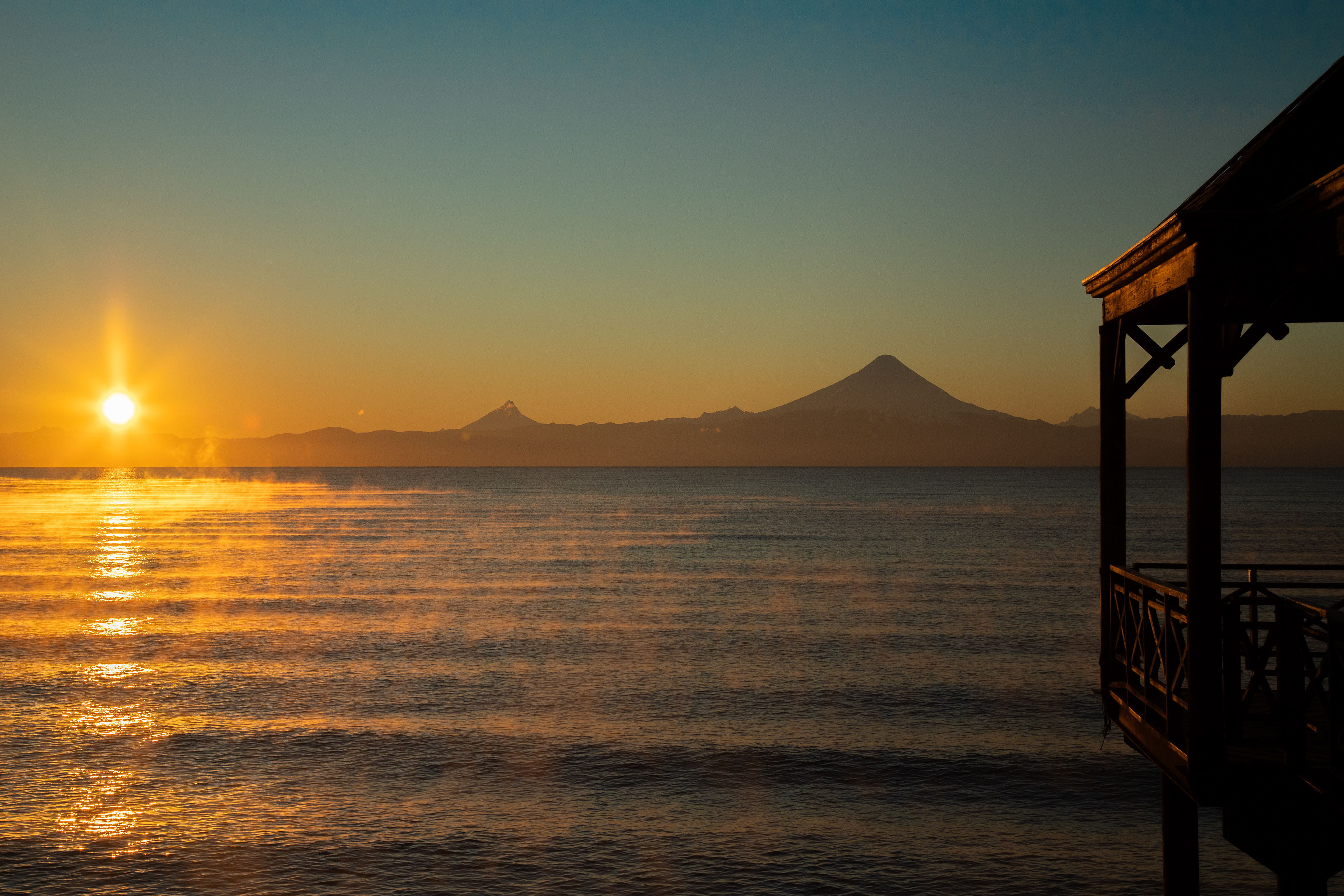Frutillar - Amanecer sobre el Llanquihue