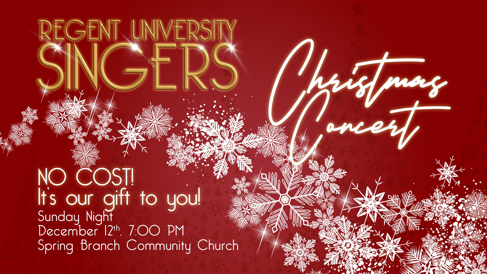 Christmas Concert 2021 Flyer