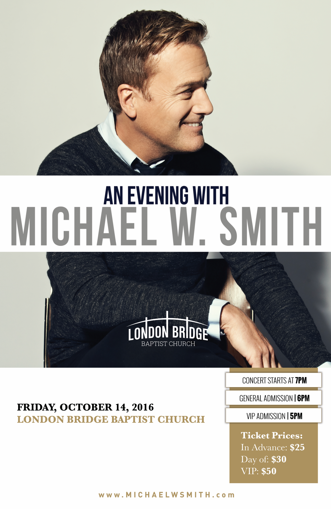 Michael W. Smith Concert Poster