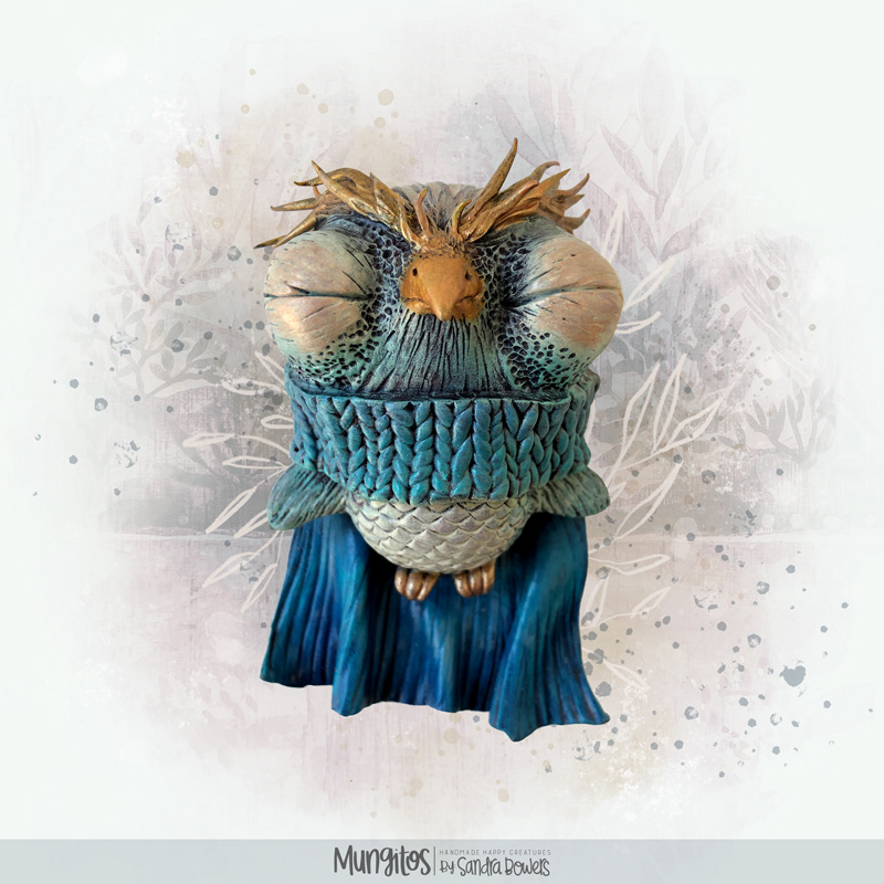 BLUE OWL (Species: Owlostrix Blues) - SOLD